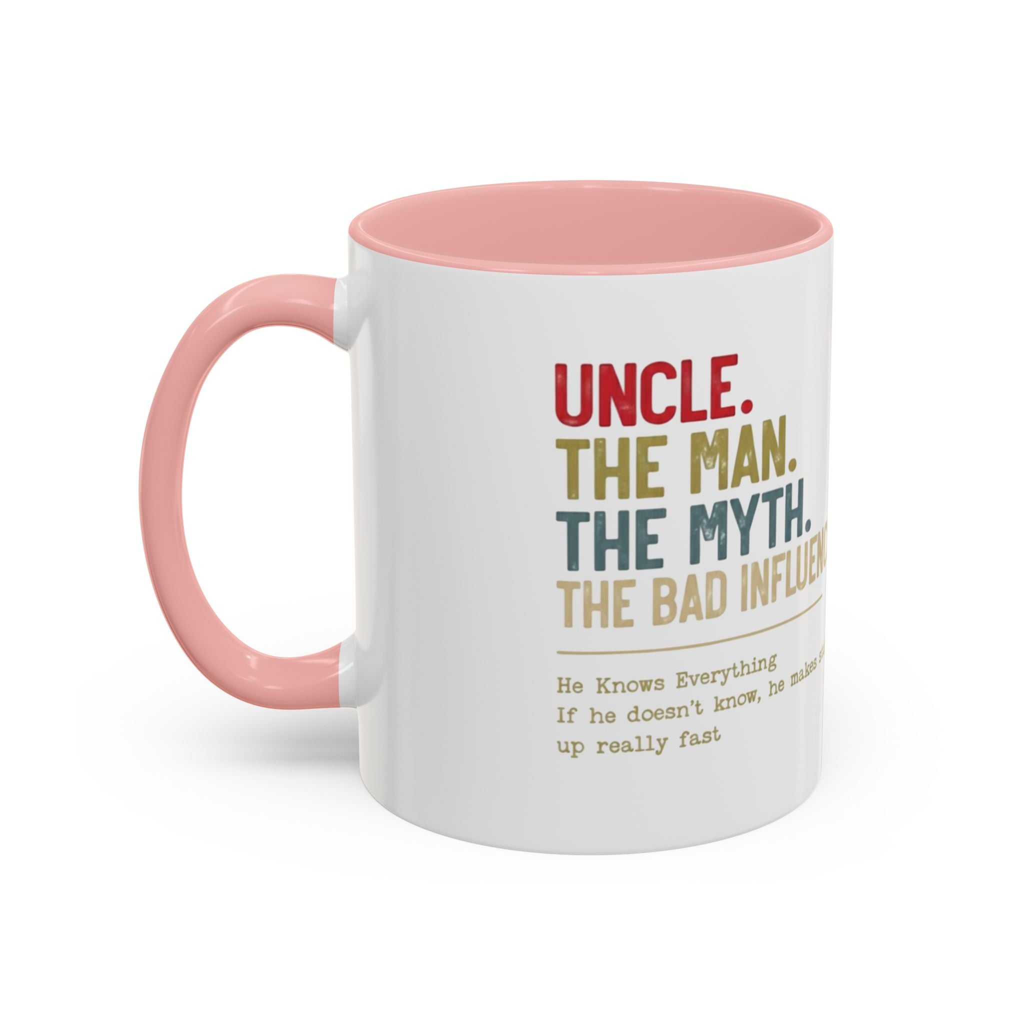 Uncle 'The Man, The Myth, The Legend' Accent Coffee Mug