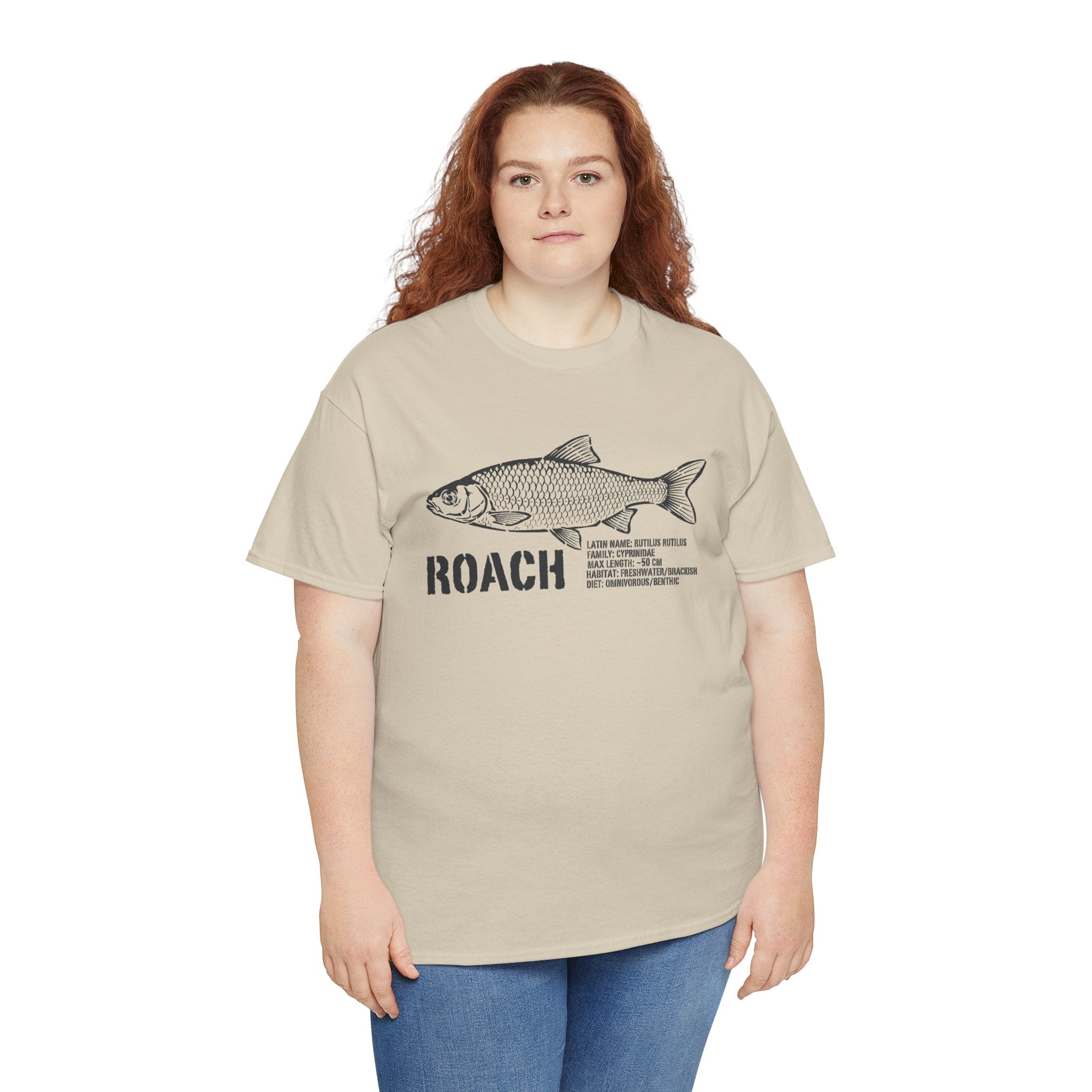 Roach Fish Sketch Tee — Vintage Angler Graphic T-Shirt