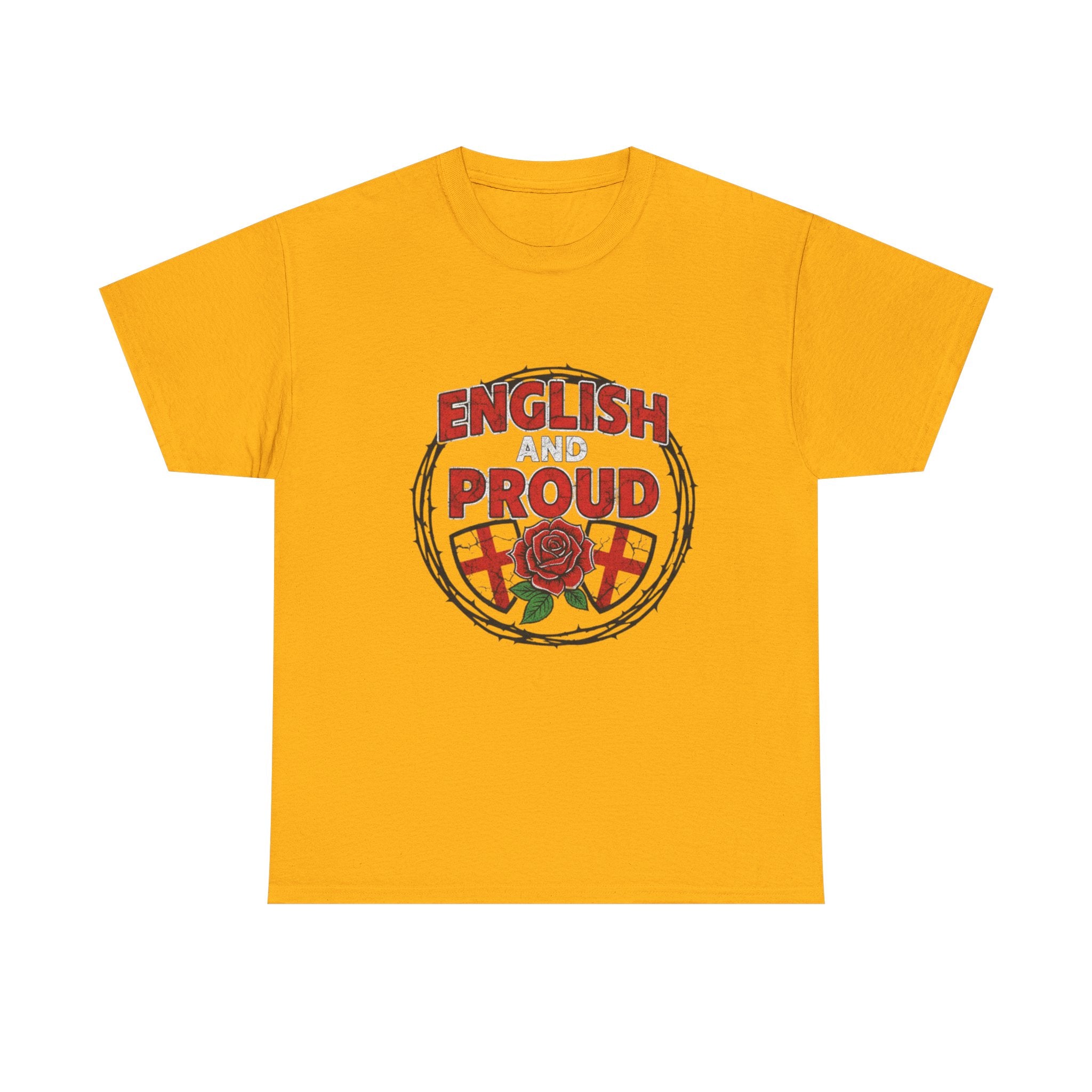 English and Proud T-Shirt — St. George Rose Patriotic Tee