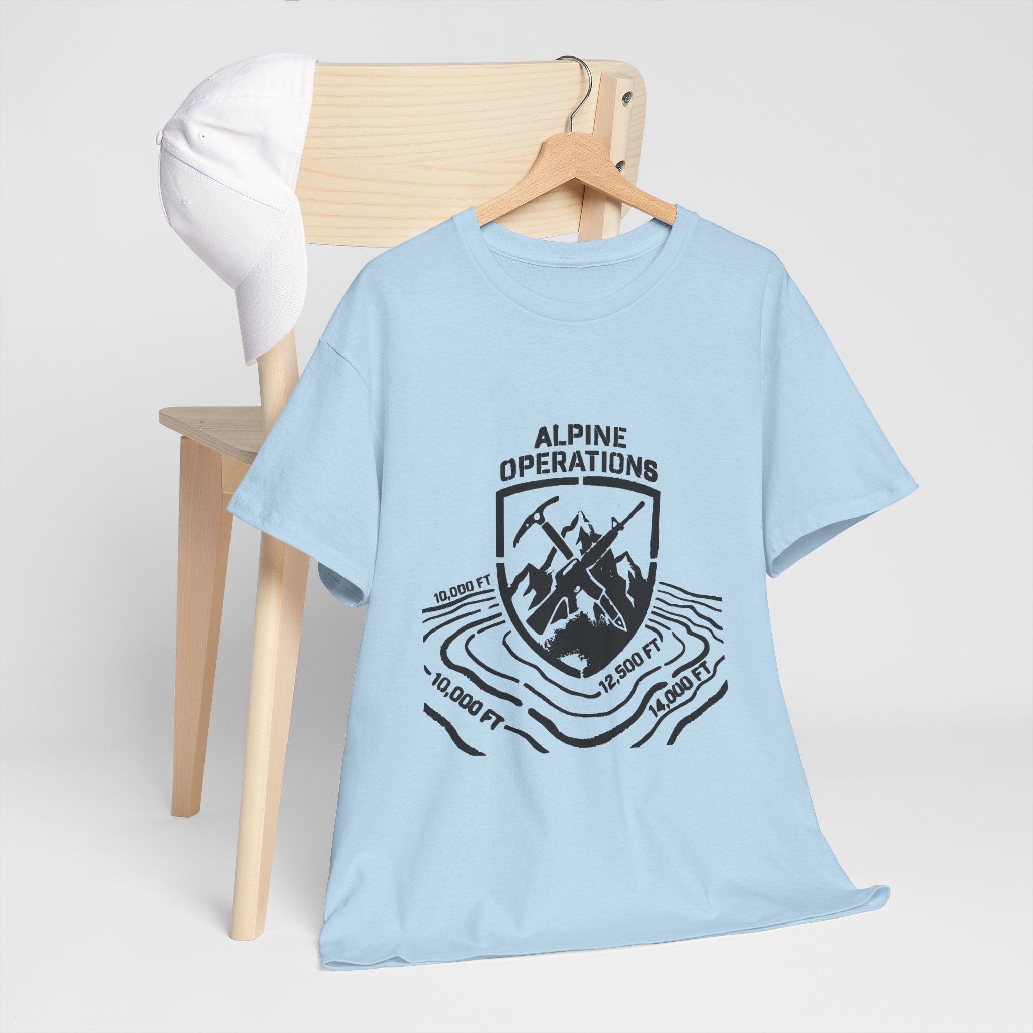Alpine Operations Cotton Hiking Tee - Mountain Badge Edition