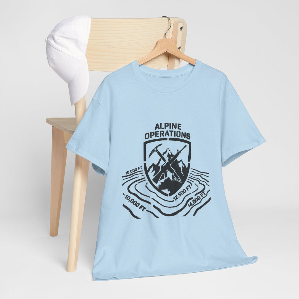 Alpine Operations Cotton Hiking Tee - Mountain Badge Edition