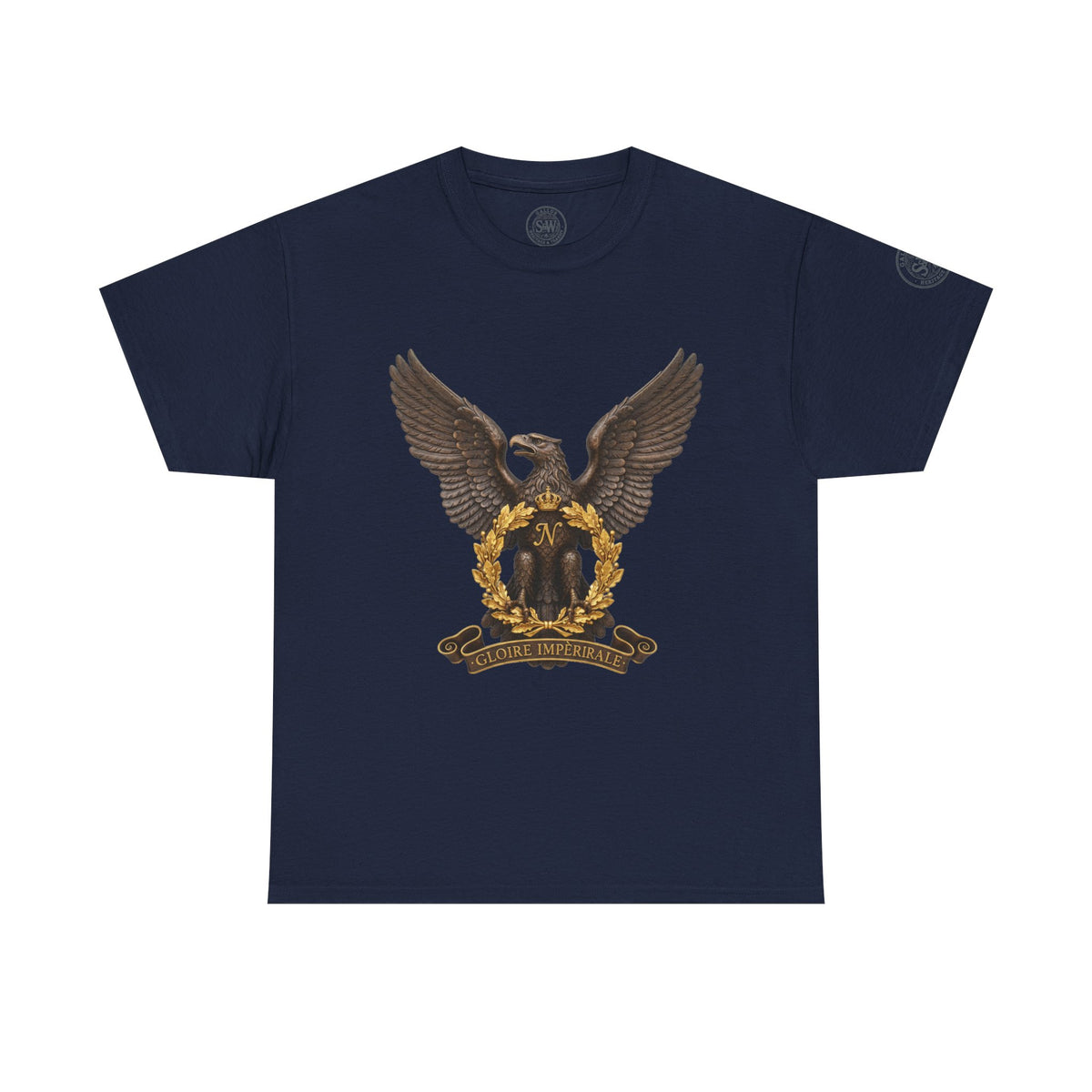 French Bonaparte Eagle Crest T-Shirt — Napoleonic Heritage Tee — product image 11
