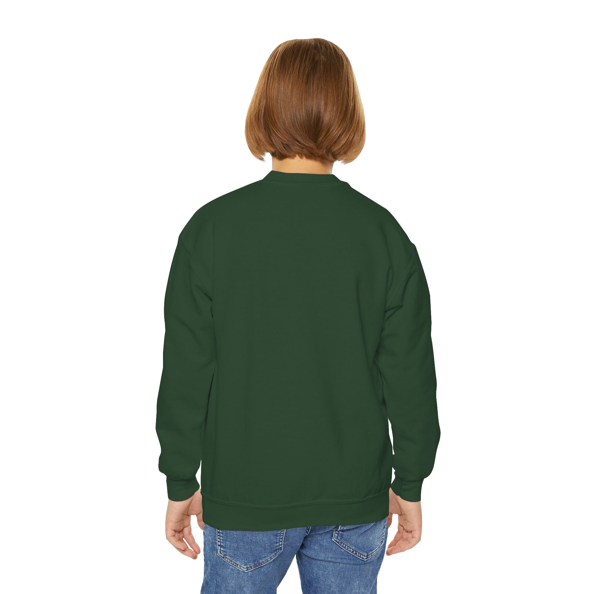 Youth Crewneck Sweatshirt — 'HELP My Parents Are Both Lost and Not Listening to Me' Funny Holiday Graphic