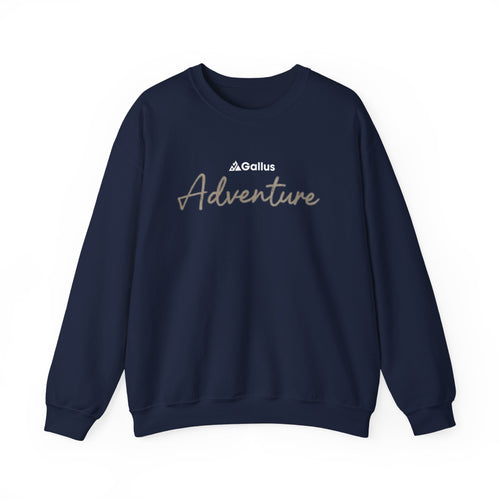 Adventure Script Sweatshirt — Minimal Travel Crewneck — product image 2