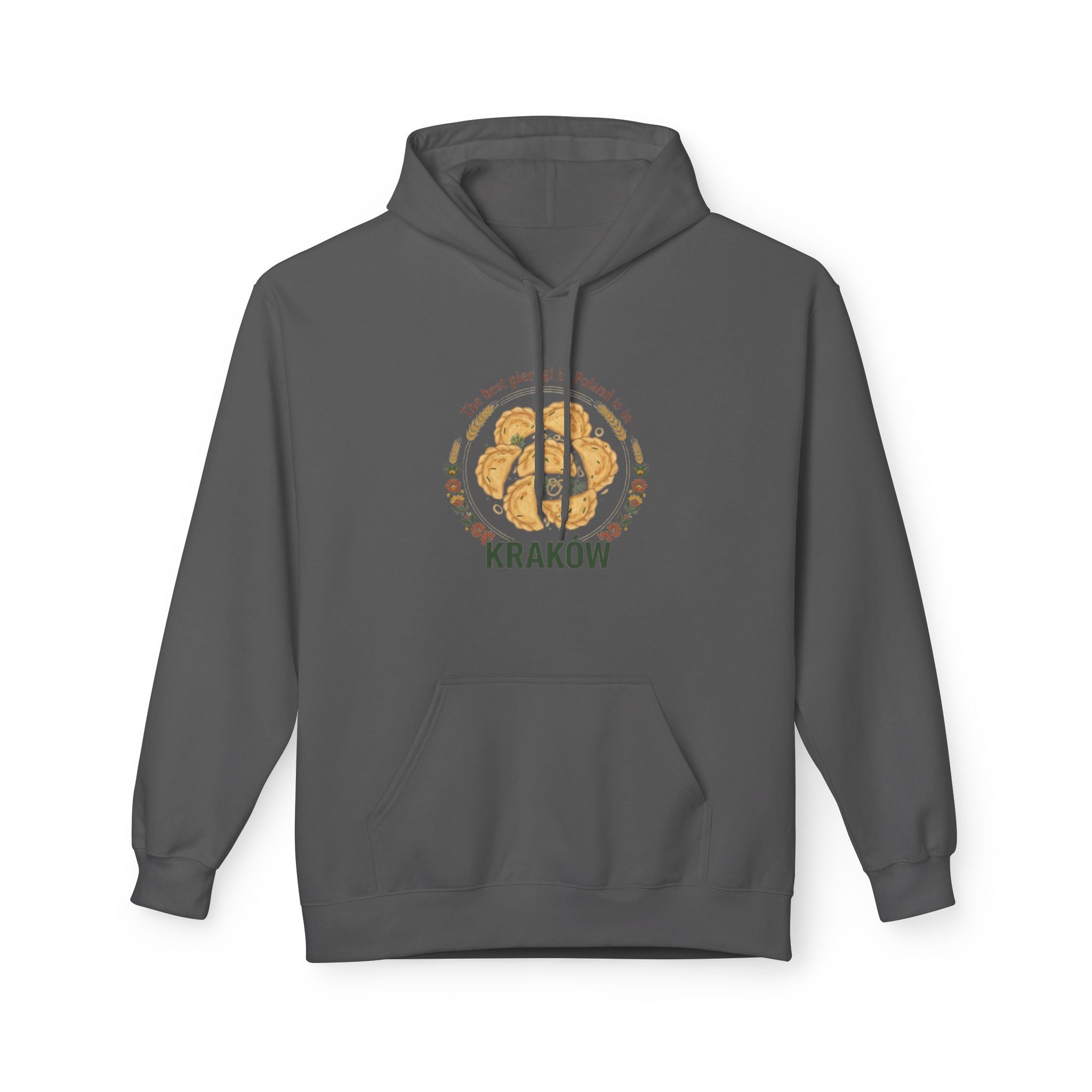 Kraków Gingerbread Circle Hoodie – Polish Travel Souvenir Sweatshirt
