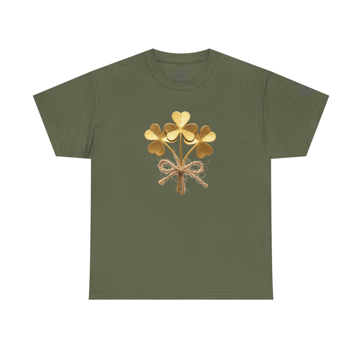 Shamrock Bouquet T-Shirt — Irish Clover Heritage Tee — product image 7