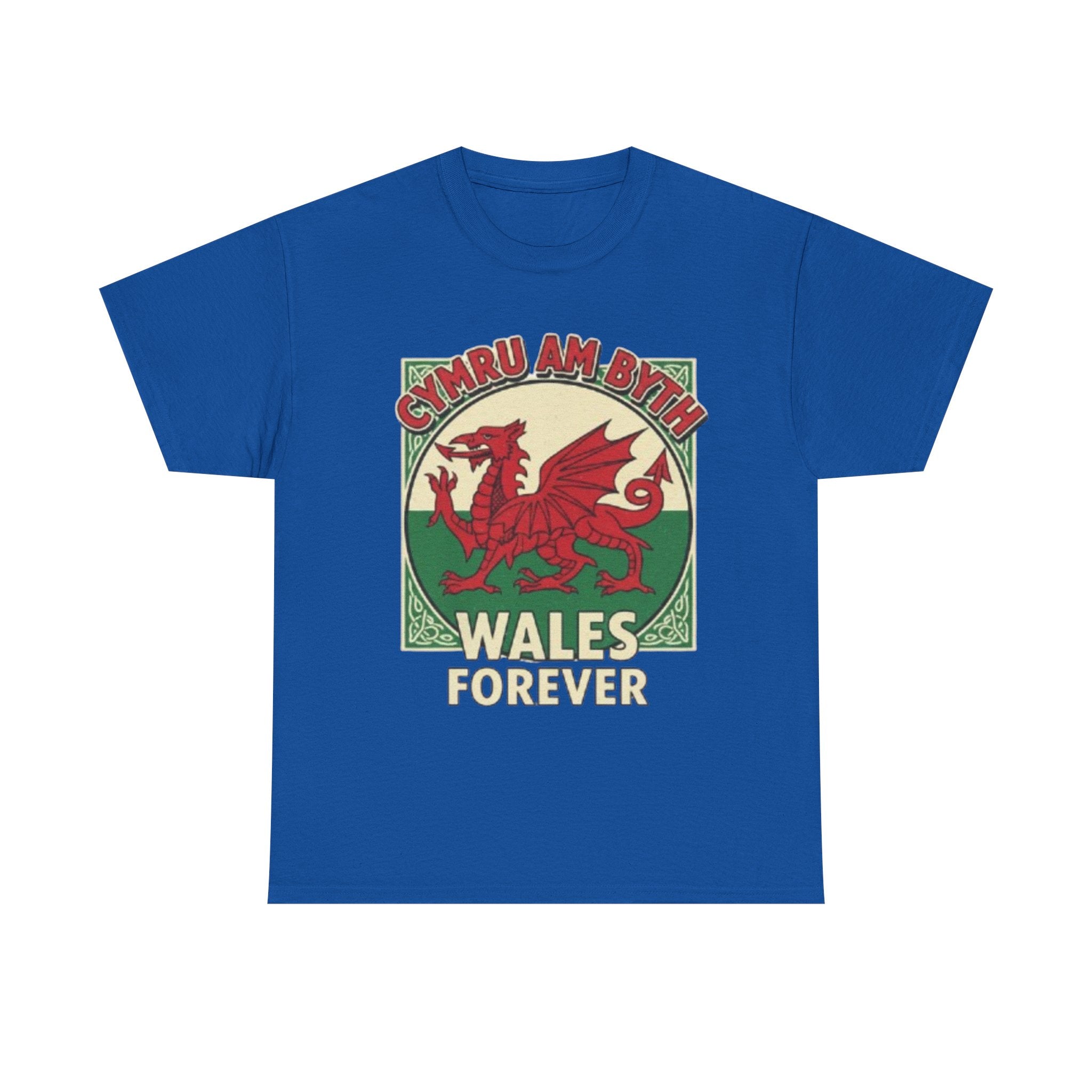 Wales Forever T-Shirt — Cymru Am Byth Retro Welsh Dragon Tee
