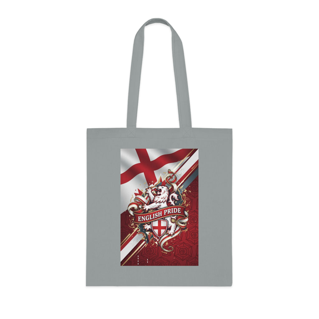 English Pride Cotton Tote Bag — St. George Flag Crest Shopper