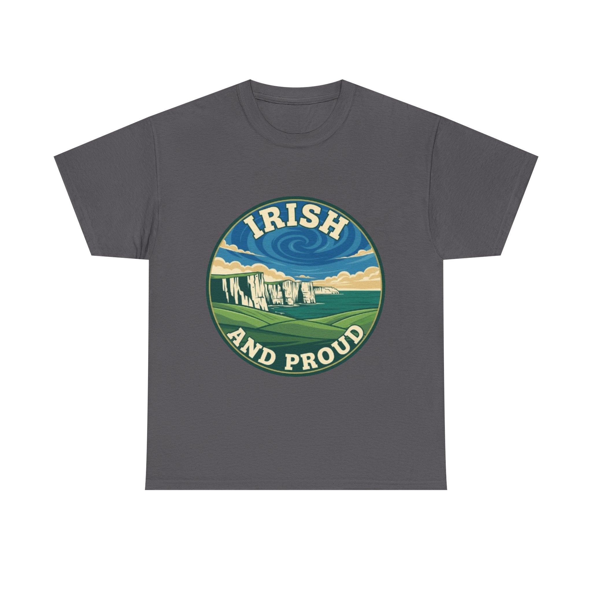 Irish and Proud T-Shirt — Scenic Cliffs Vintage St. Patrick’s Day Tee