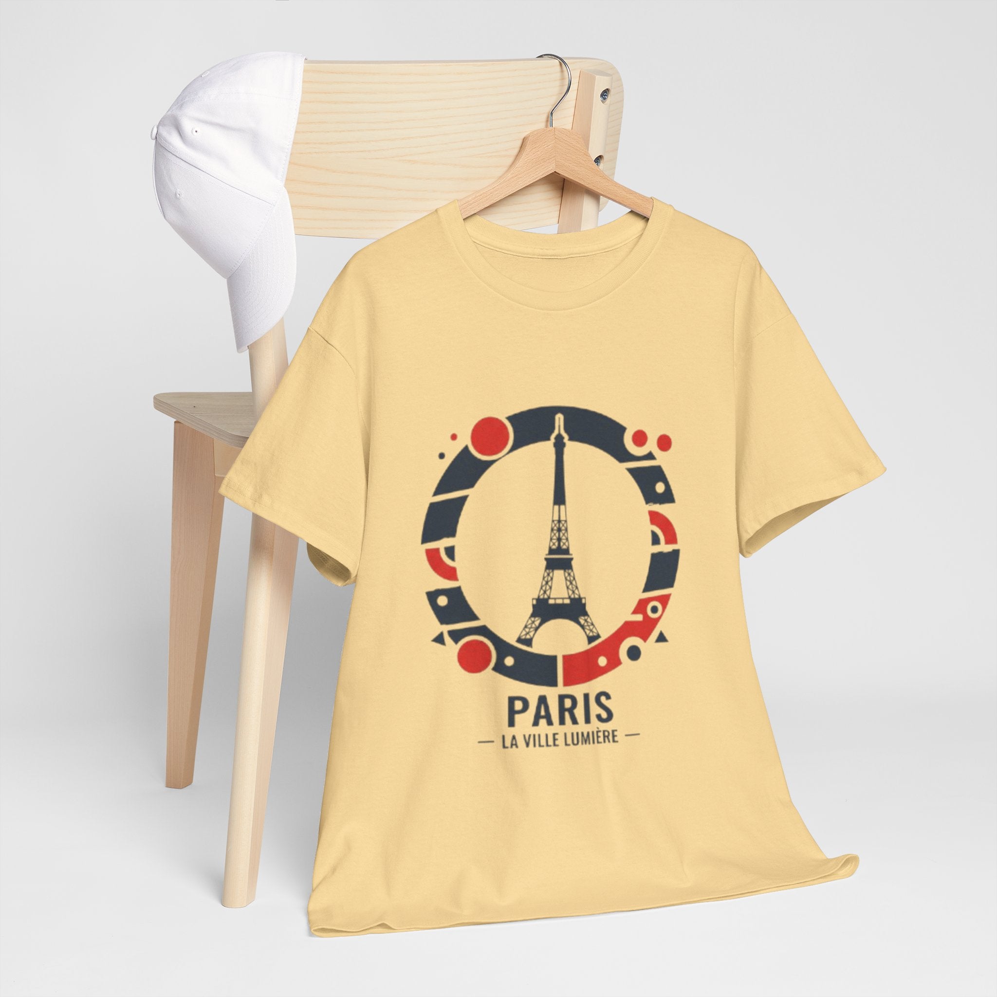 Paris Eiffel Tower Graphic Tee — 'Paris La Ville Lumière' Travel T‑Shirt
