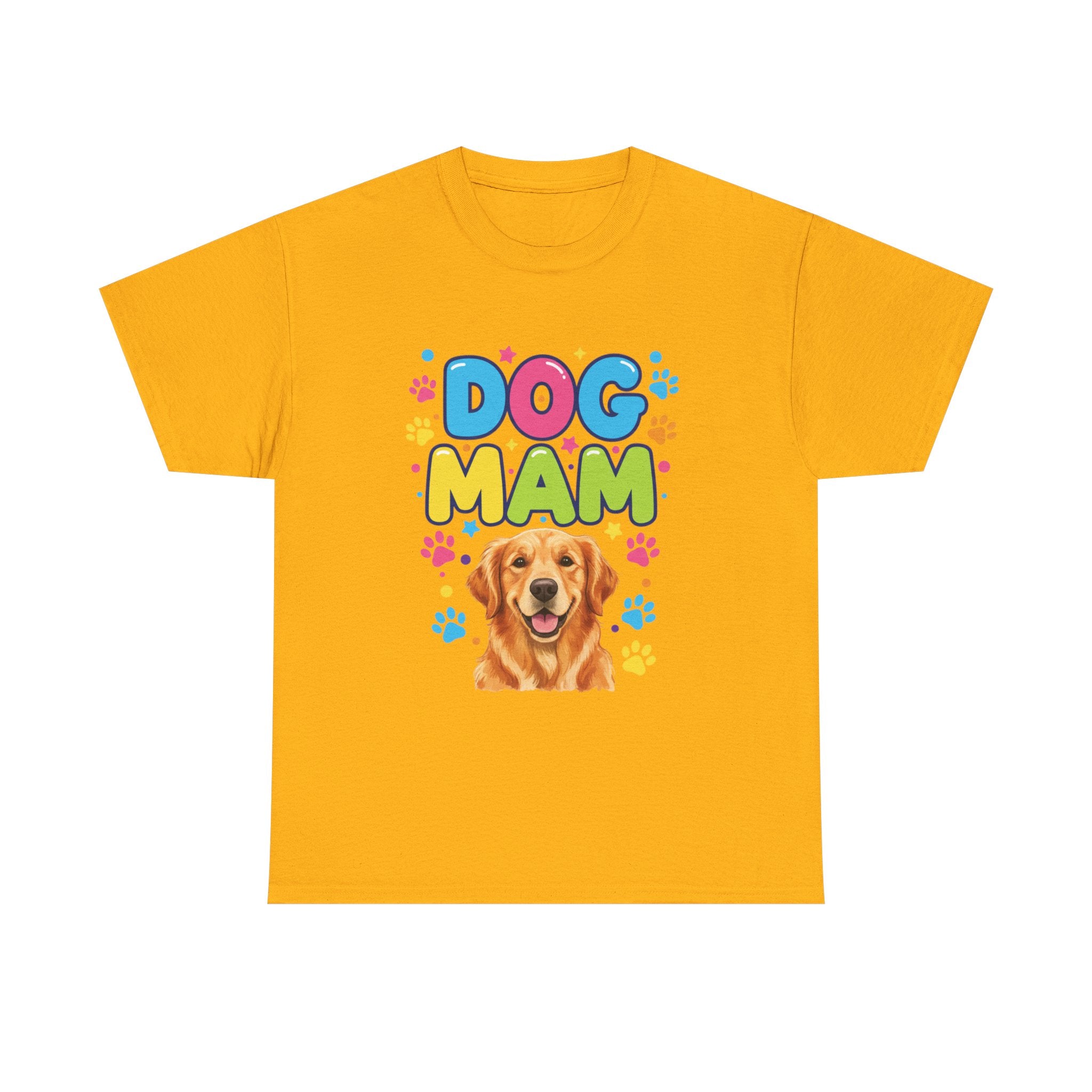 Dog Mam T-Shirt — Cute Colorful "Dog Mam" Graphic Tee for Dog Lovers