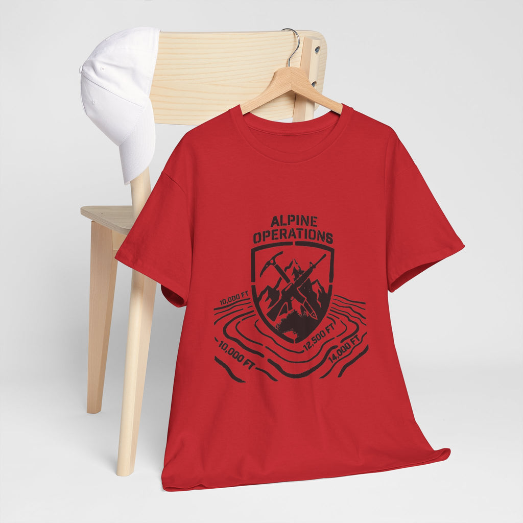 Alpine Operations Cotton Hiking Tee - Mountain Badge Edition