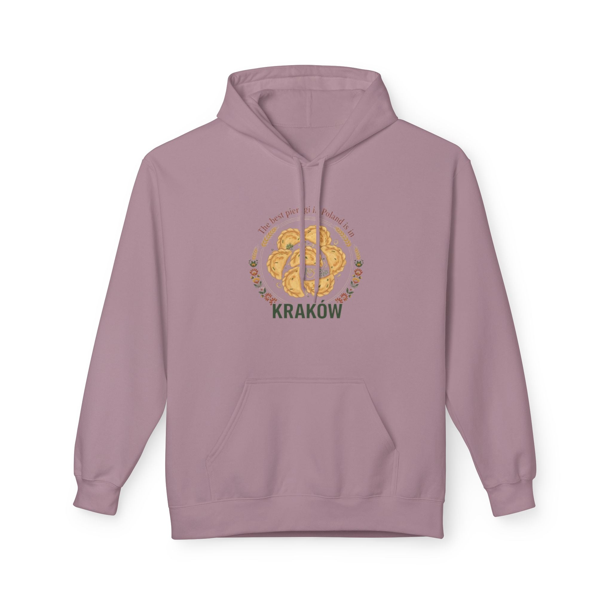 Kraków Gingerbread Circle Hoodie – Polish Travel Souvenir Sweatshirt