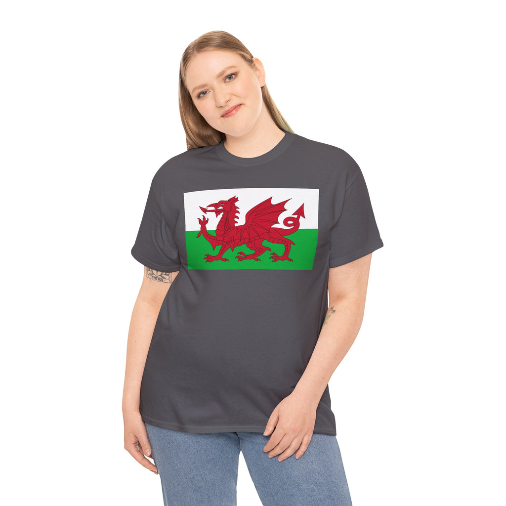 Welsh Dragon T‑Shirt — Cymru Red Dragon Flag Tee