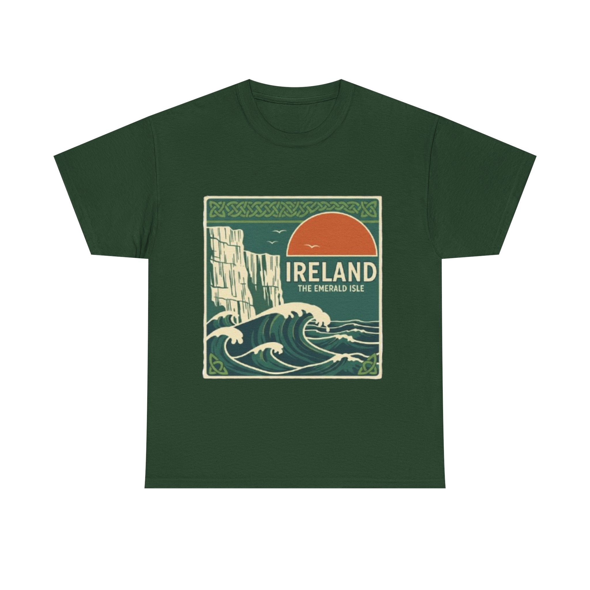 Ireland Vintage Travel Tee — 'Ireland The Emerald Isle' Graphic T‑Shirt