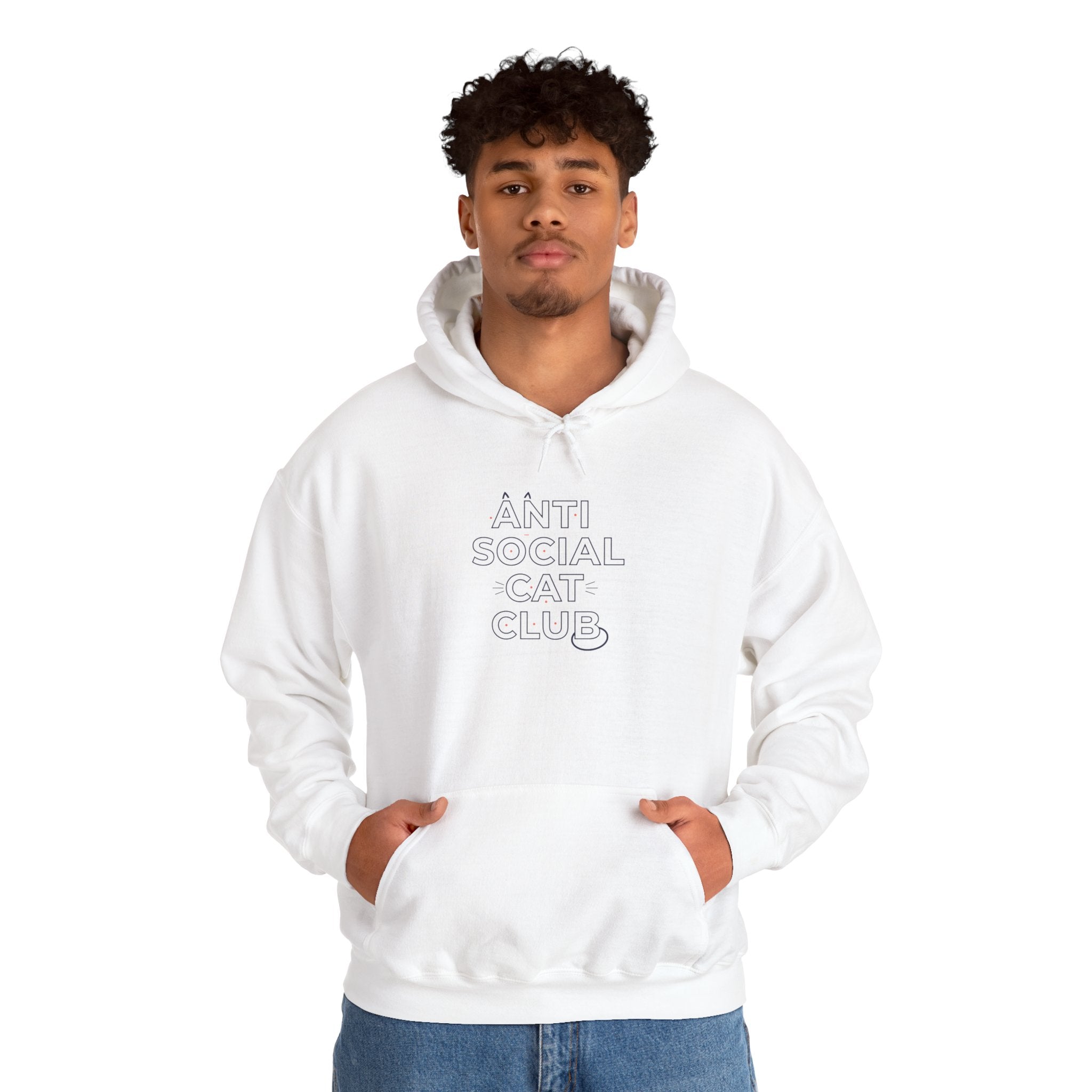 Hollow Outline Typography Hoodie | outline text shirt, minimalist typography