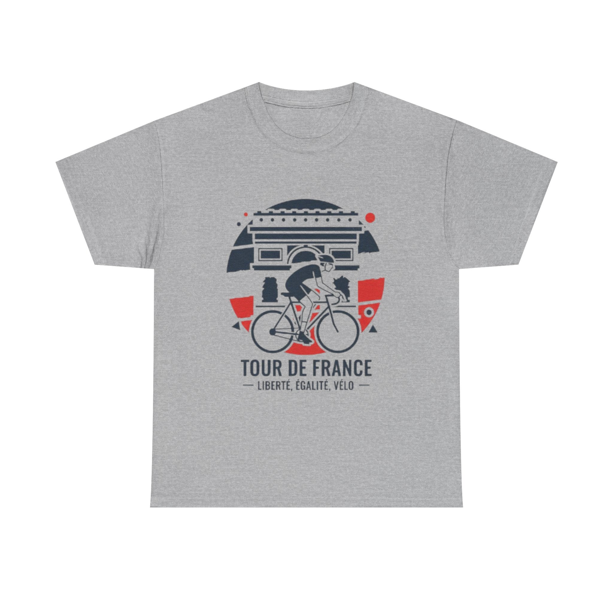Tour de France Cycling Tee — "Liberté, Égalité, Vélo" Graphic Shirt