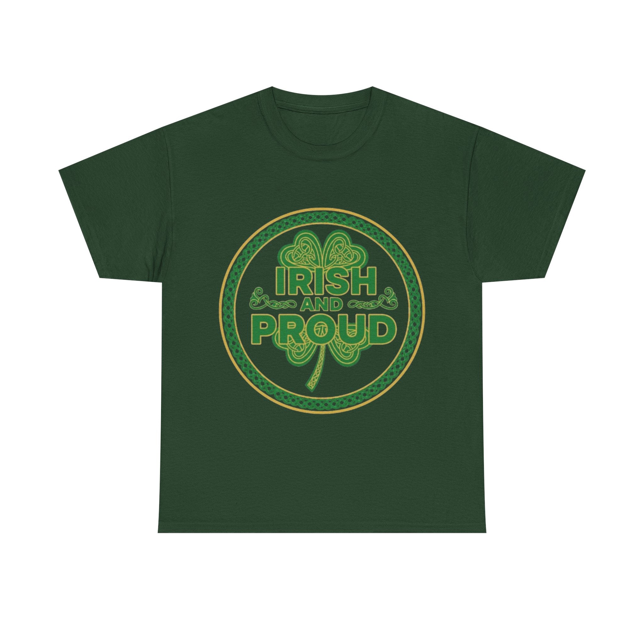 Irish and Proud Shamrock T-Shirt — St. Patrick’s Day Celebration Tee
