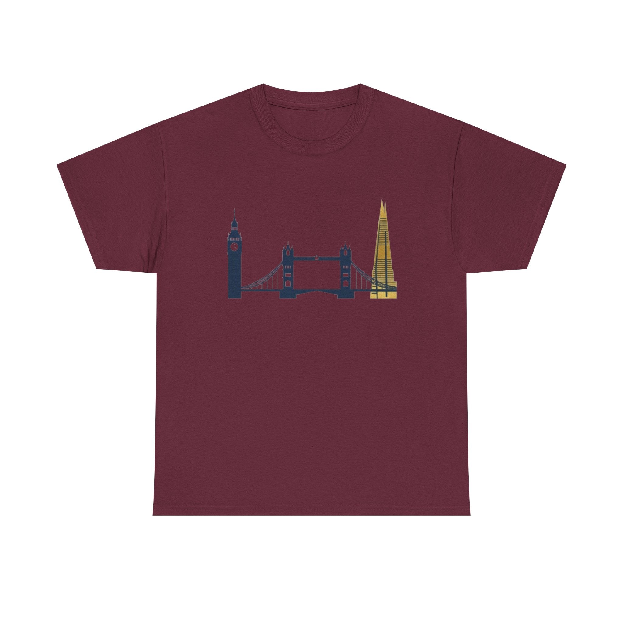 London Skyline T‑Shirt — Minimal Big Ben, Tower Bridge & The Shard Tee