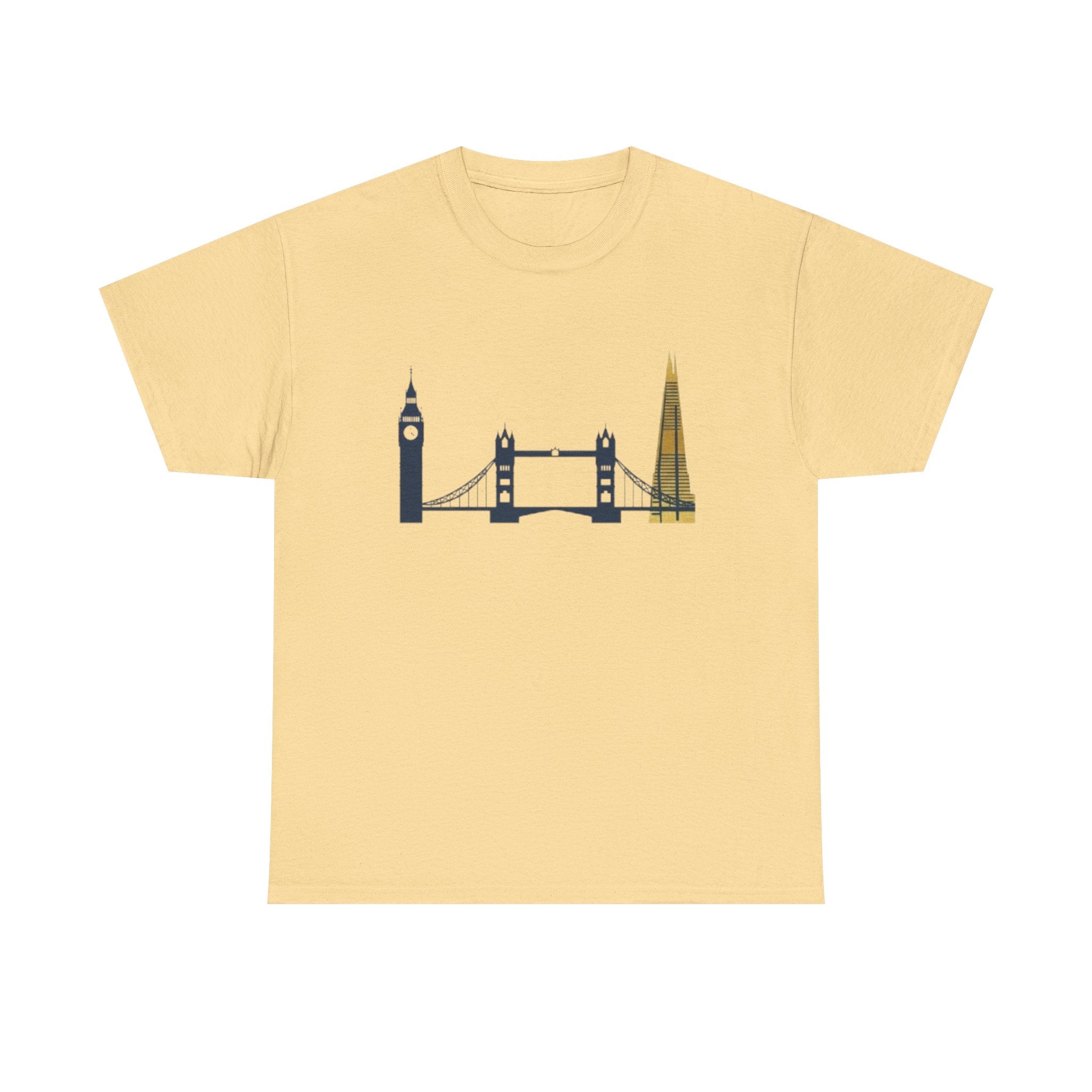 London Skyline T‑Shirt — Minimal Big Ben, Tower Bridge & The Shard Tee
