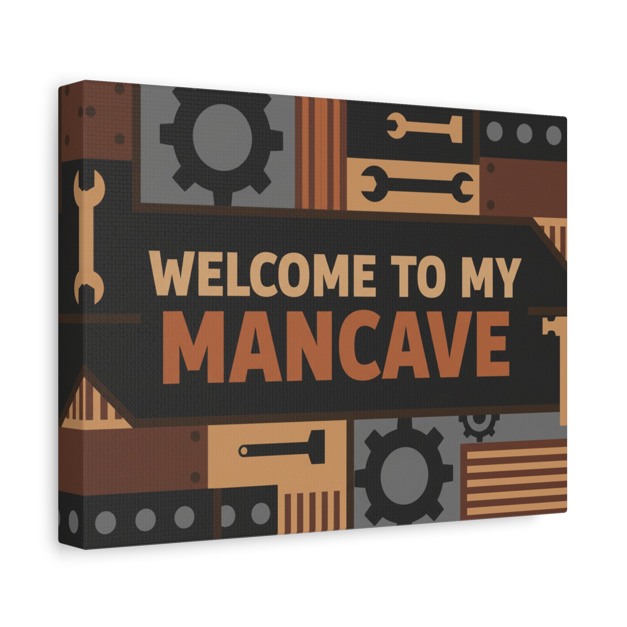 Welcome to My Mancave Matte Canvas Wall Art