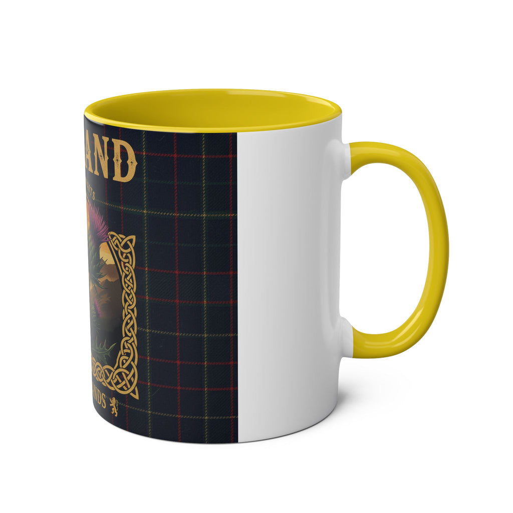 Two-Tone Coffee Mugs, 11oz