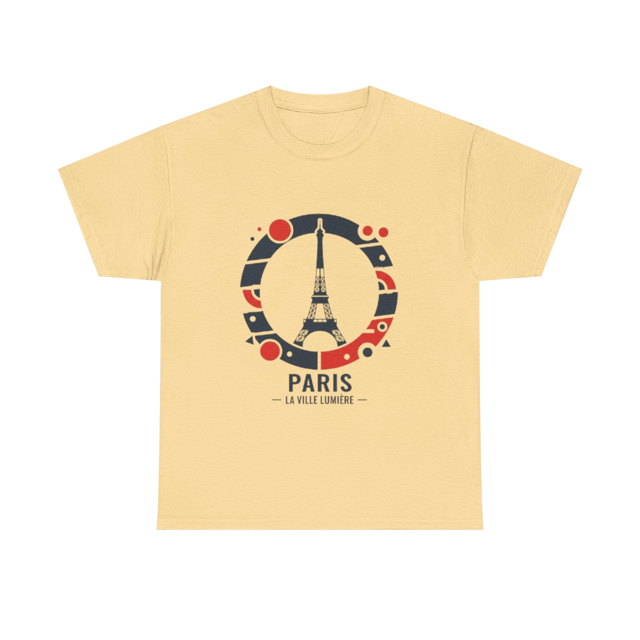 Paris Eiffel Tower Graphic Tee — 'Paris La Ville Lumière' Travel T‑Shirt