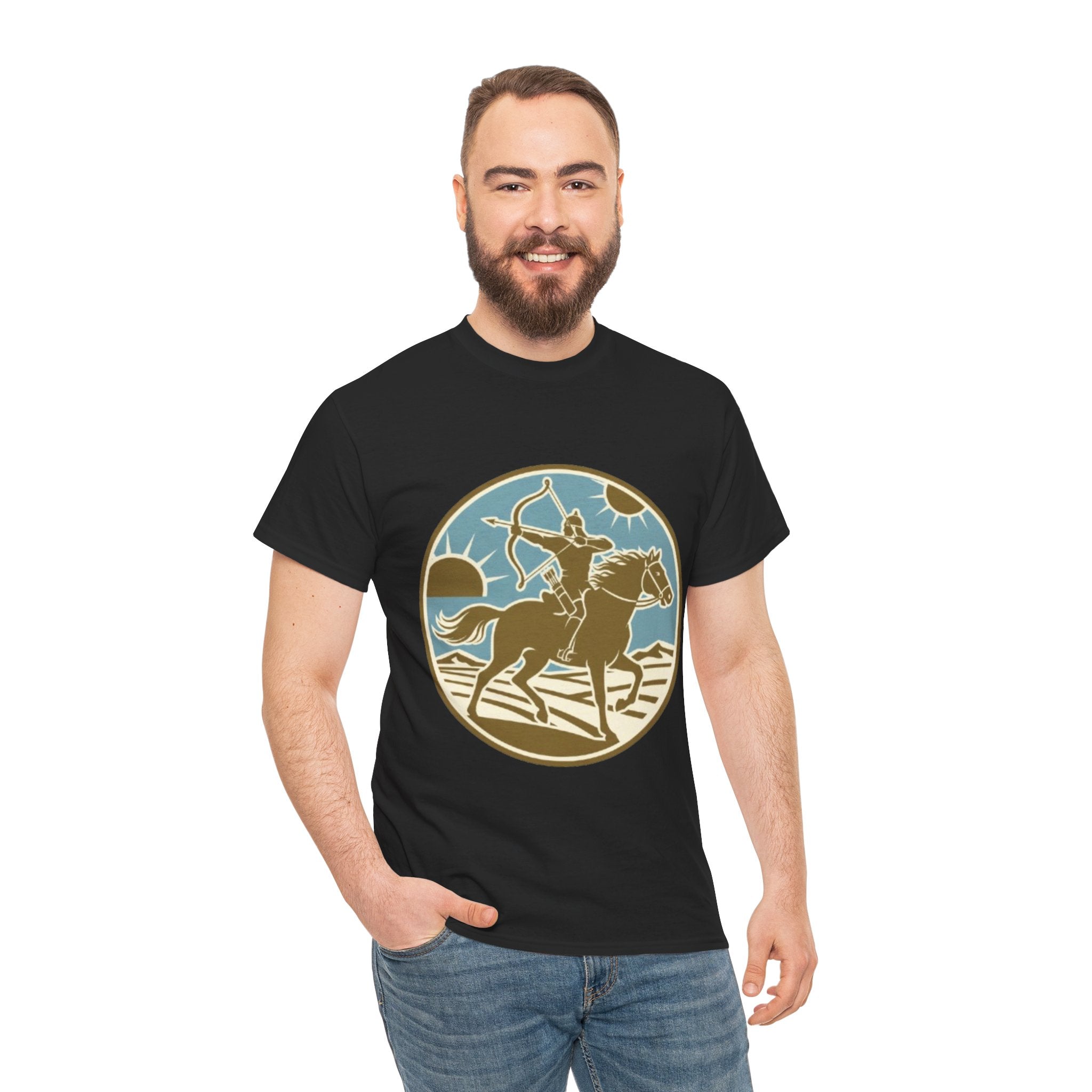 Cowboy Rodeo T‑Shirt — Western Rider Circle Graphic Tee
