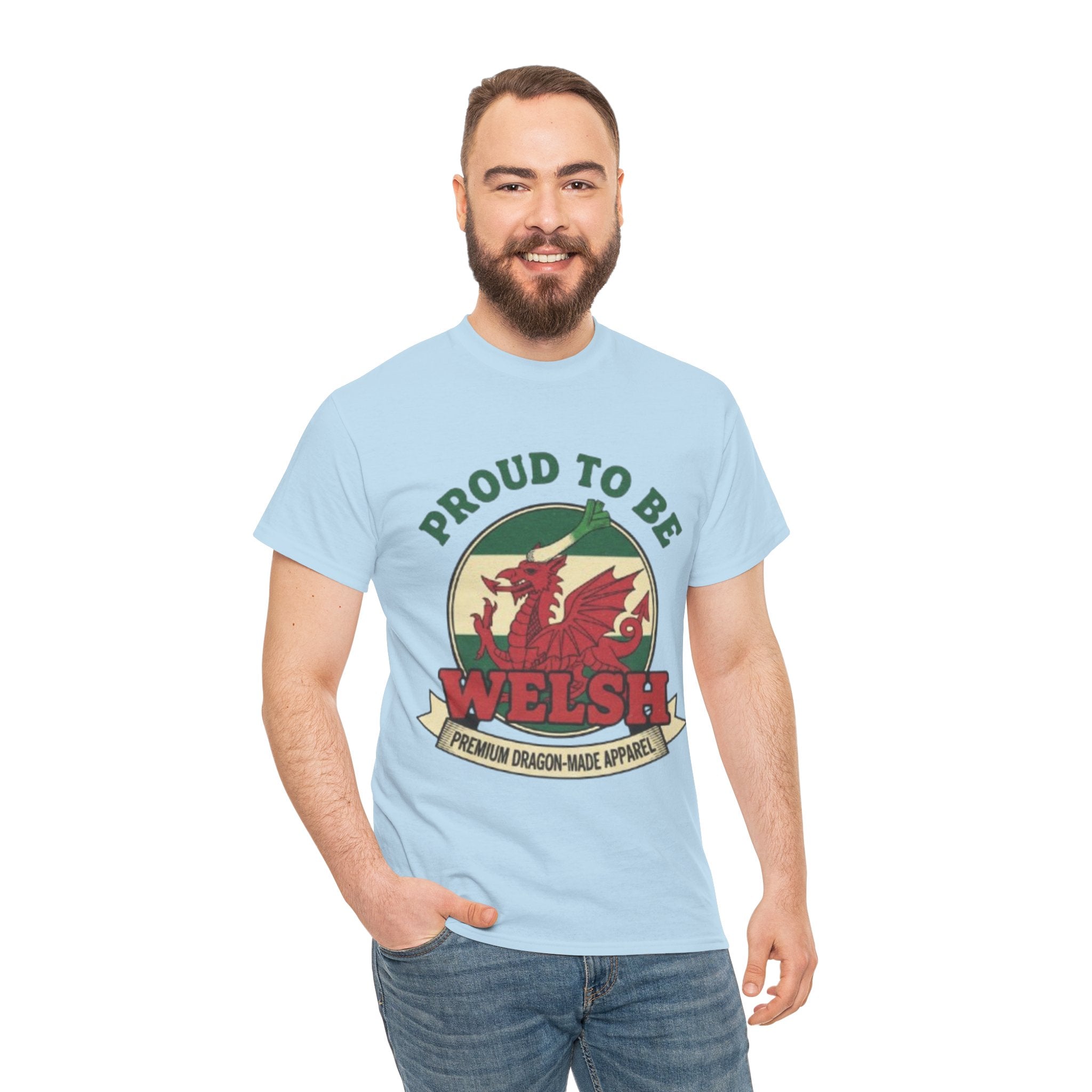 Proud to Be Welsh T-Shirt — Welsh Dragon Pride Tee
