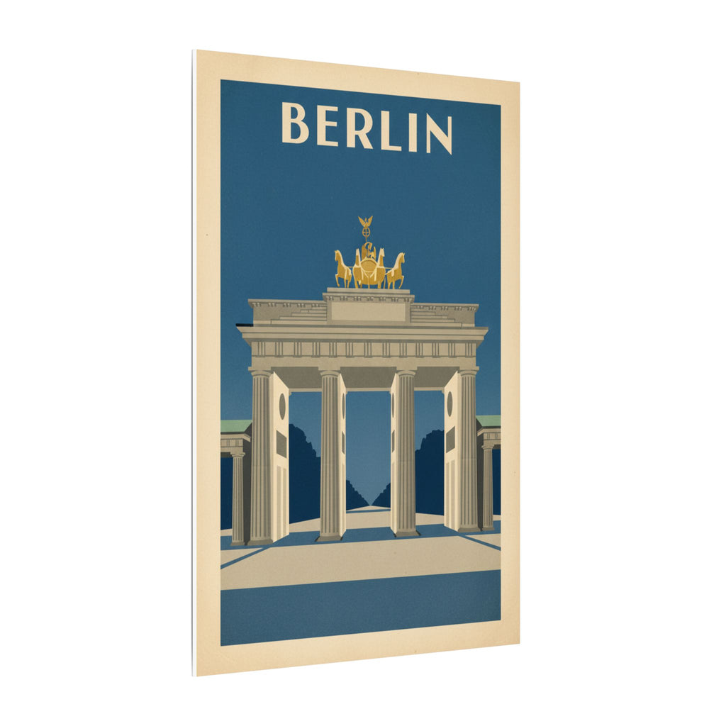 Berlin Brandenburger Tor Matte Canvas Print