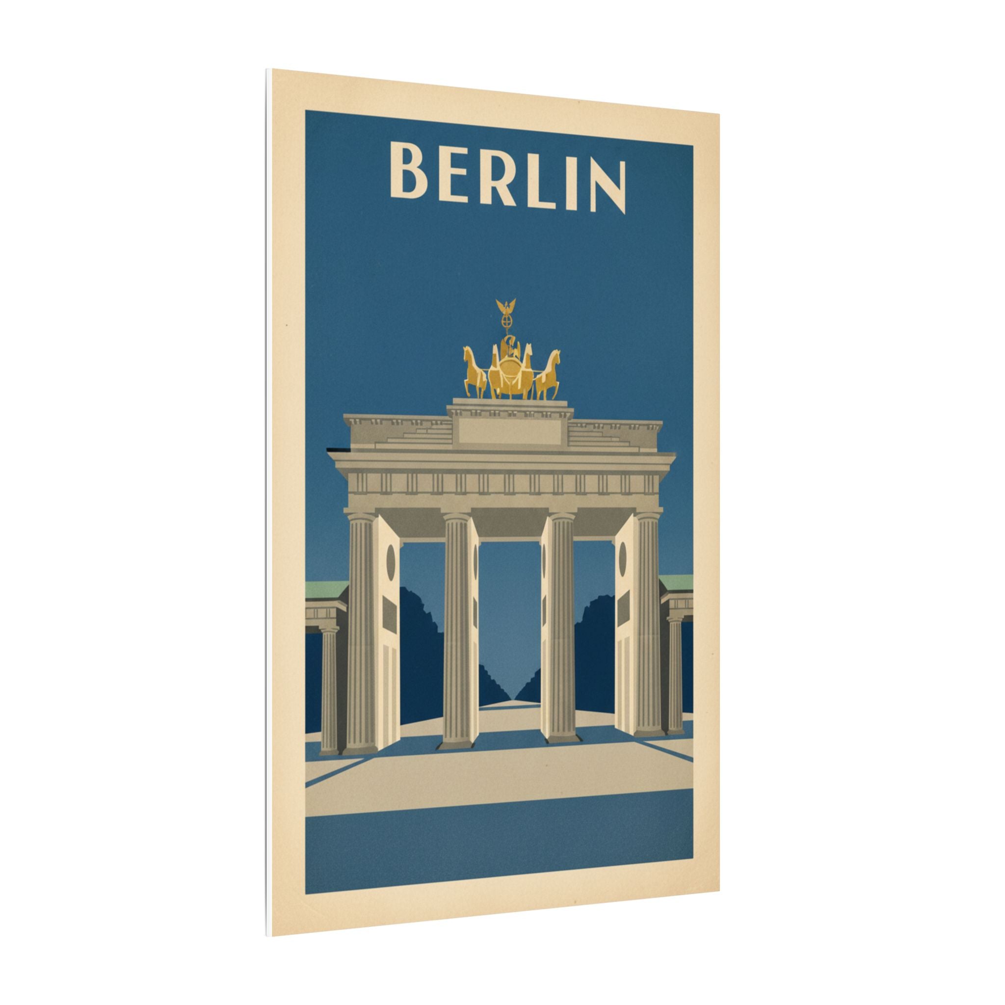 Berlin Brandenburger Tor Matte Canvas Print