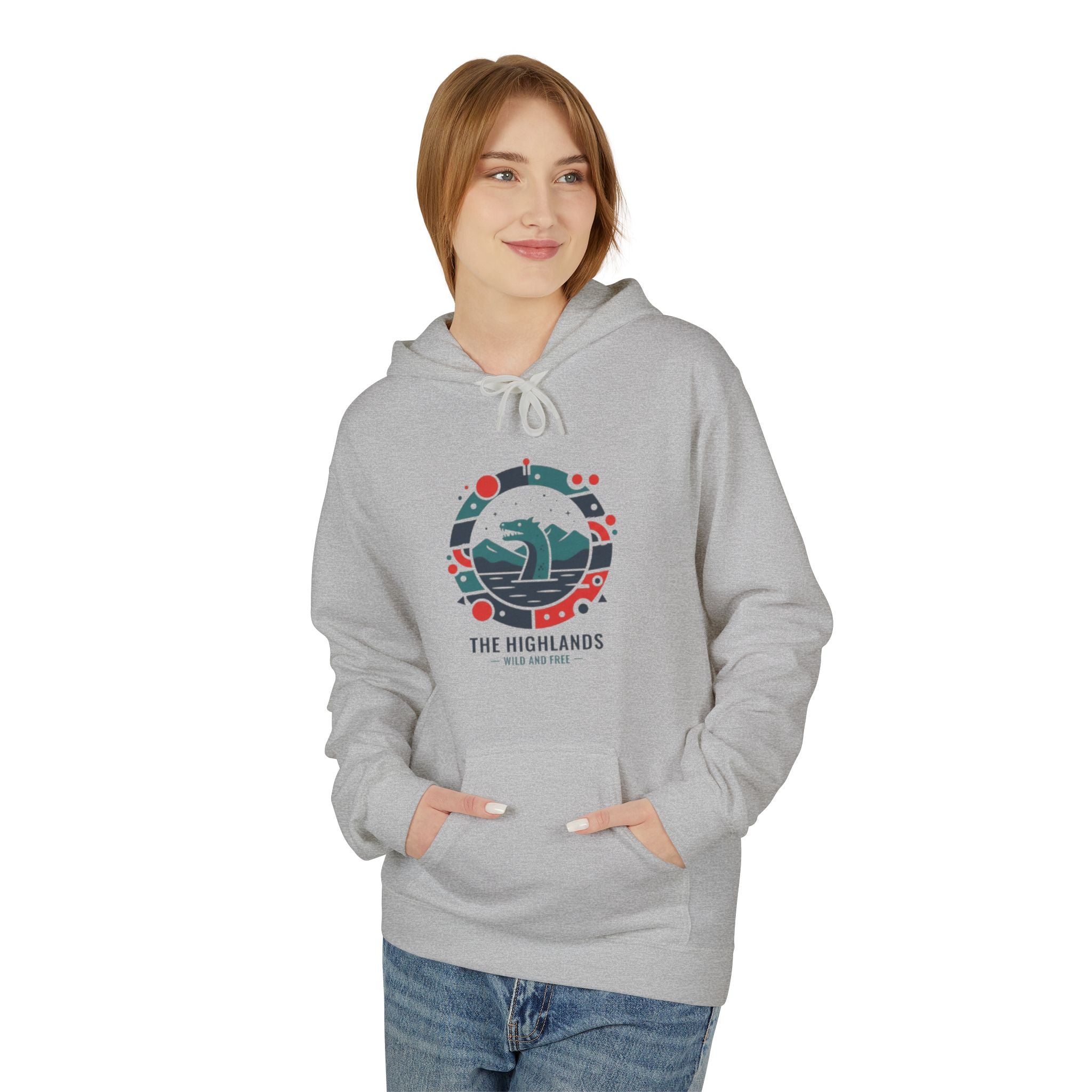 Highlands Mountain Hoodie — Scenic Retro Adventure Pullover