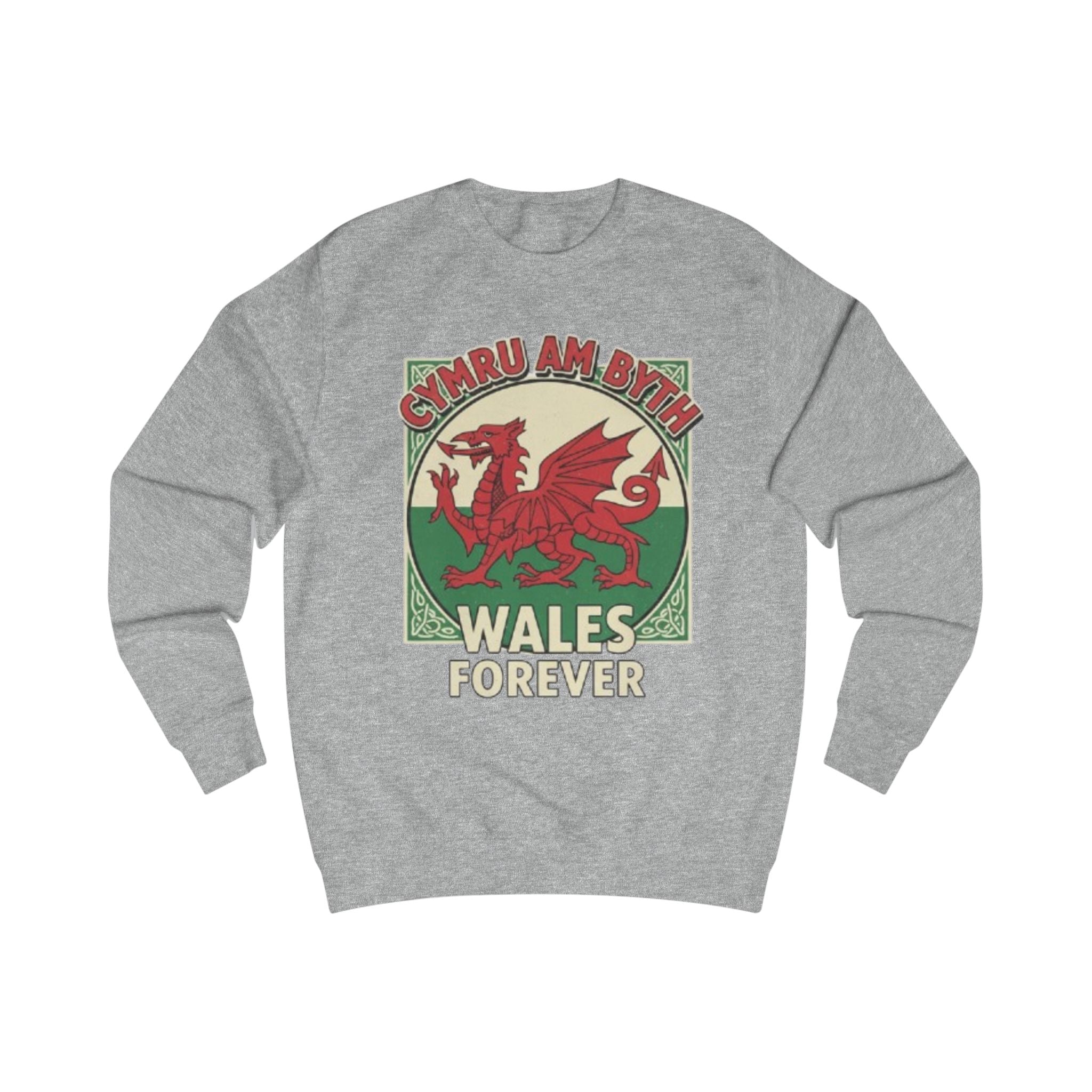 Wales Forever Sweatshirt — Cymru Am Byth Red Dragon Crewneck