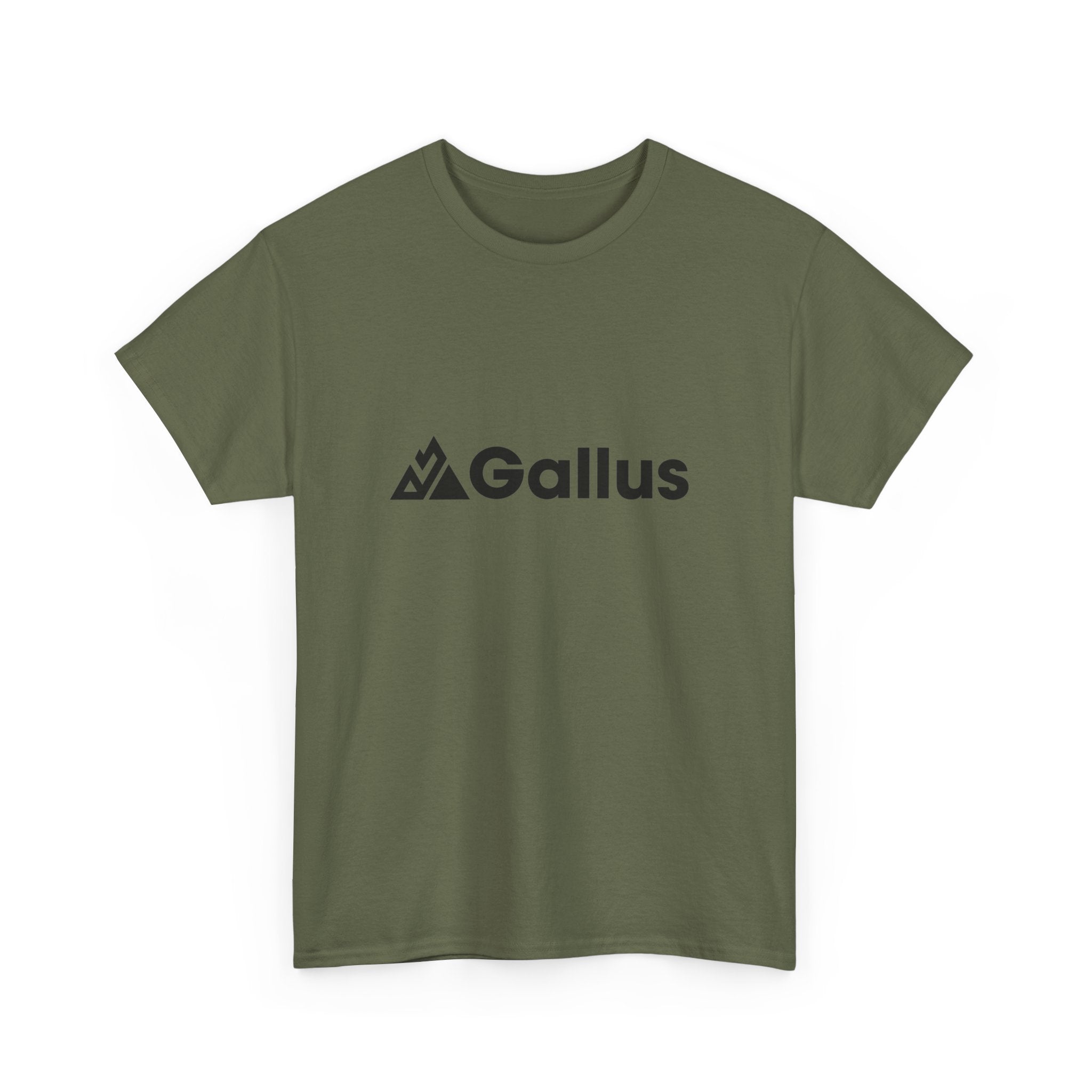 Italy Map Tee — GALLUS Logo Casual Cotton T-Shirt