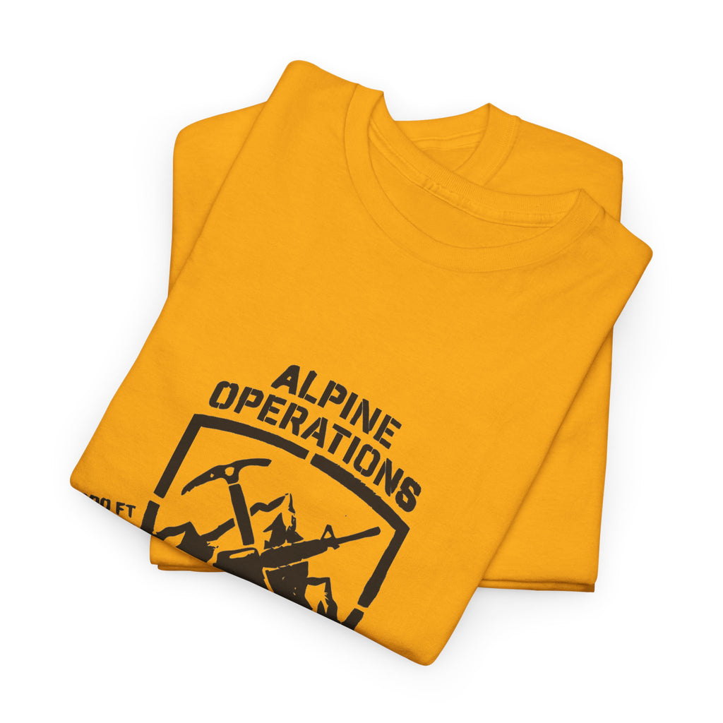 Alpine Operations Cotton Hiking Tee - Mountain Badge Edition