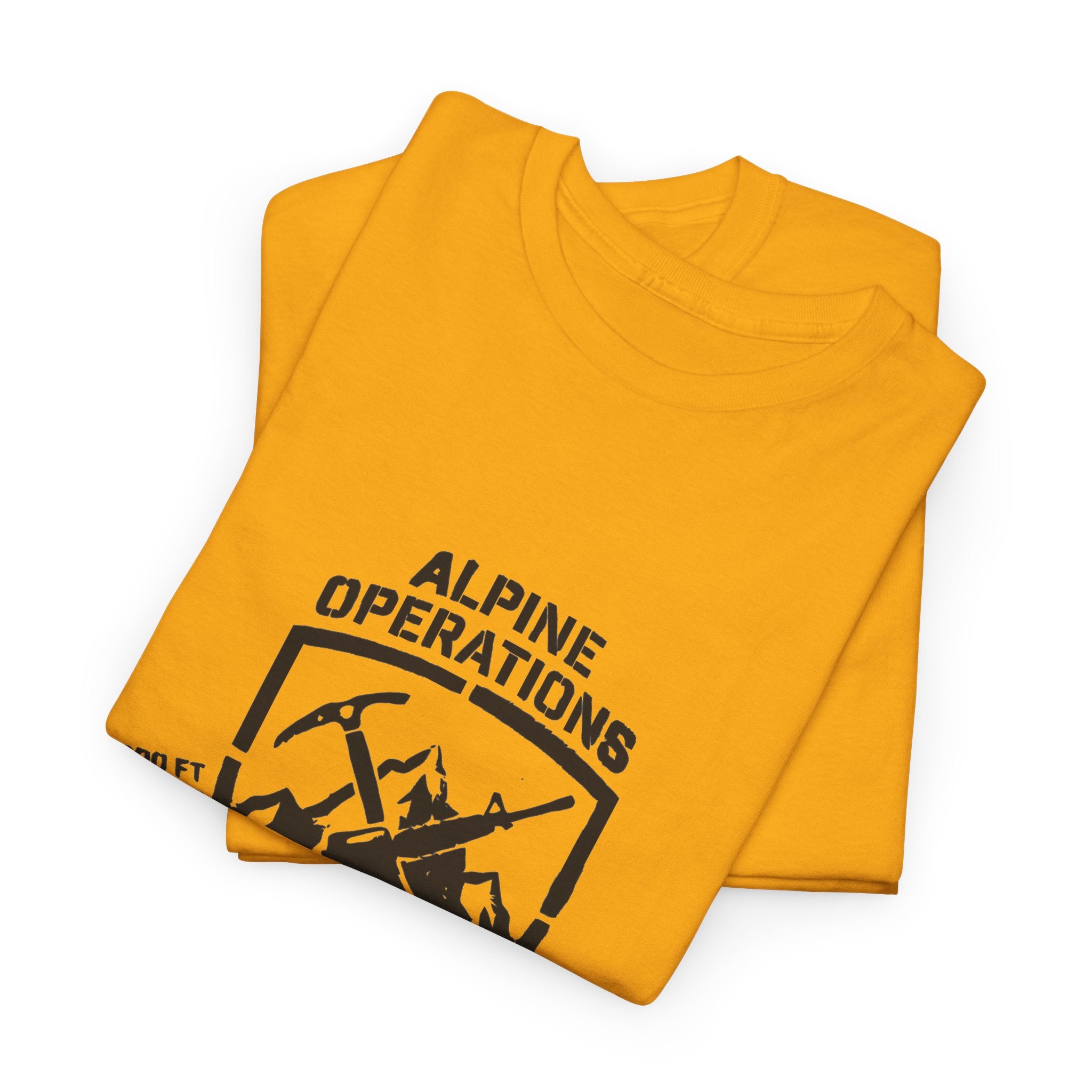 Alpine Operations Cotton Hiking Tee - Mountain Badge Edition