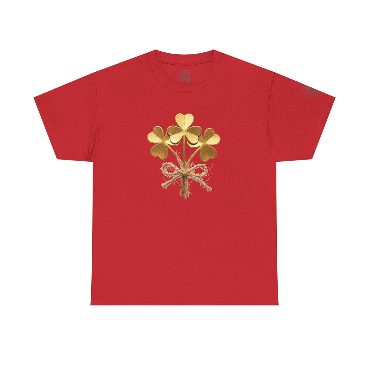 Shamrock Bouquet T-Shirt — Irish Clover Heritage Tee — product image 12