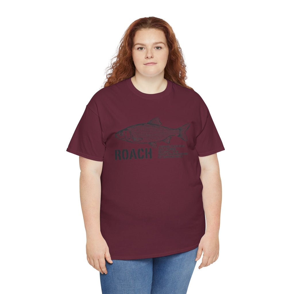 Roach Fish Sketch Tee — Vintage Angler Graphic T-Shirt