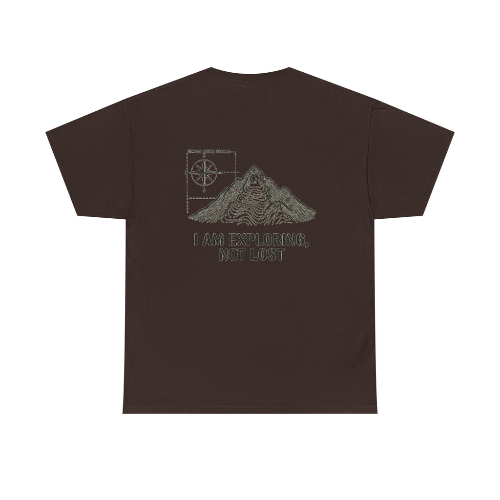 Explorer Mountain Tee — "I Am Exploring, Not Lost" Adventure T-Shirt