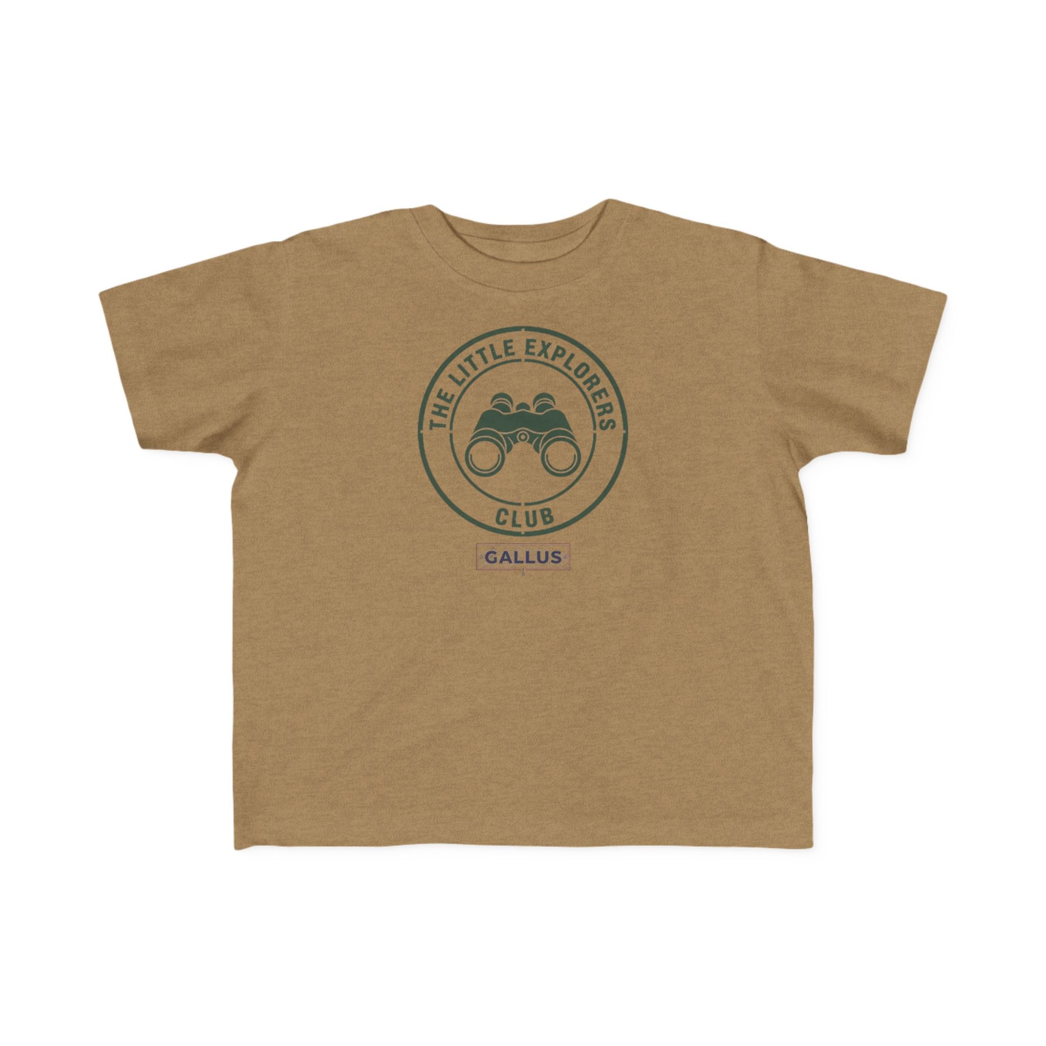 Toddler Explorer Tee — "The Little Explorers Club" Binoculars Shirt