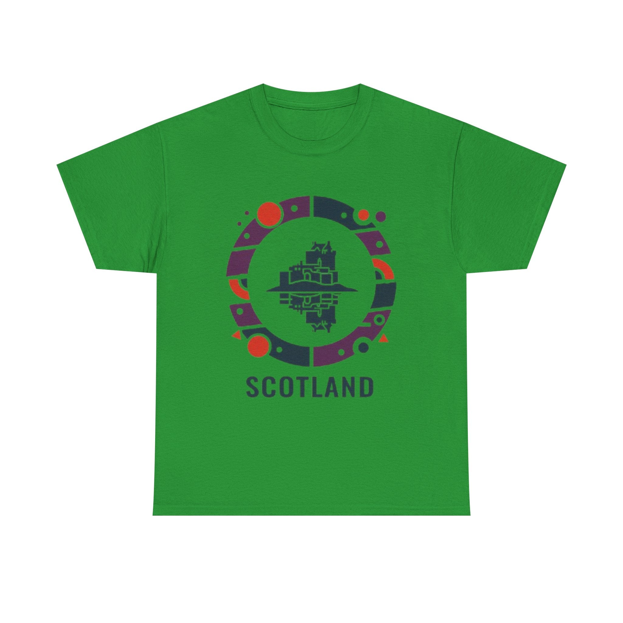 Scotland Circle Castle T‑Shirt