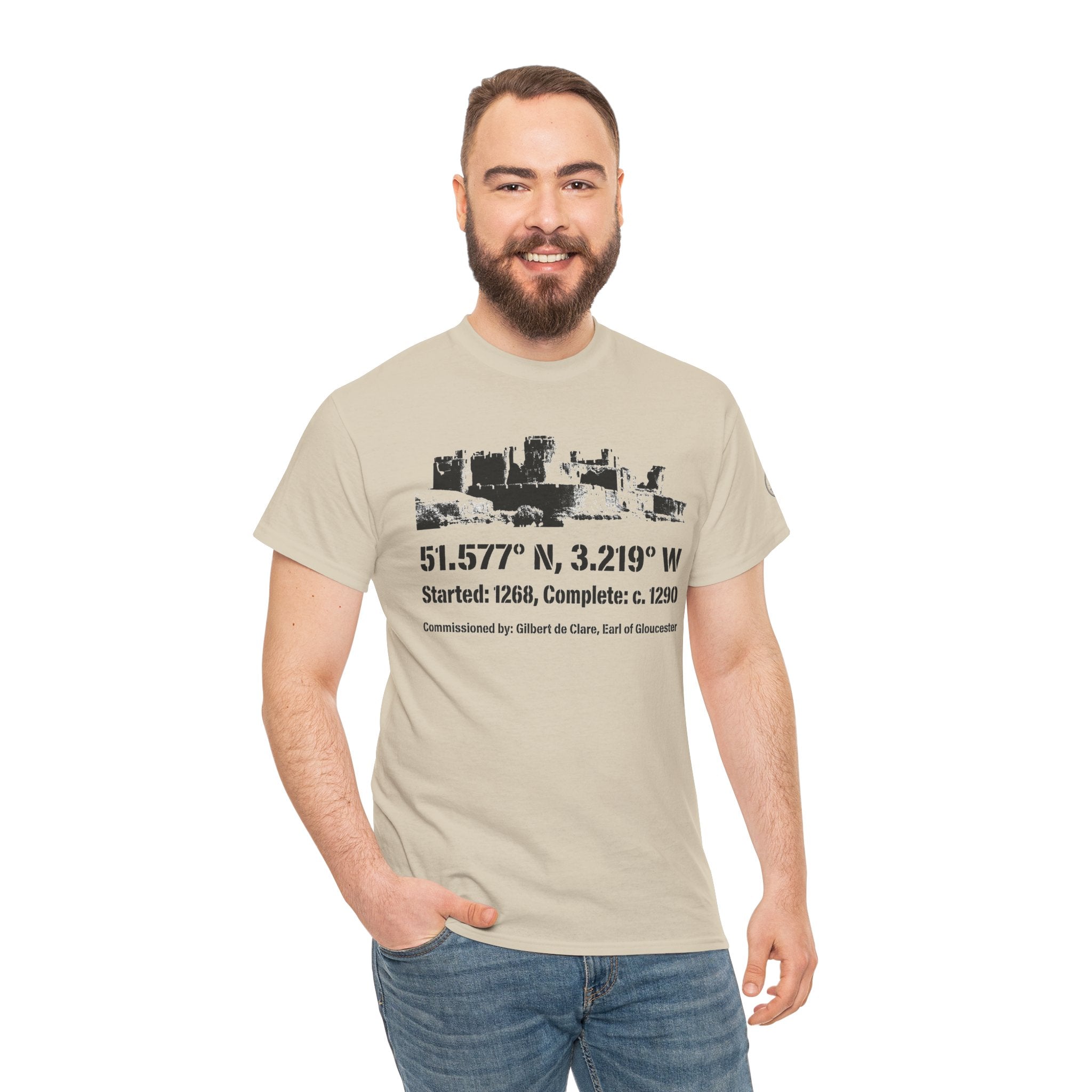 Caerphilly Castle T-Shirt — Welsh Landmark Tee for History Lovers & Travelers