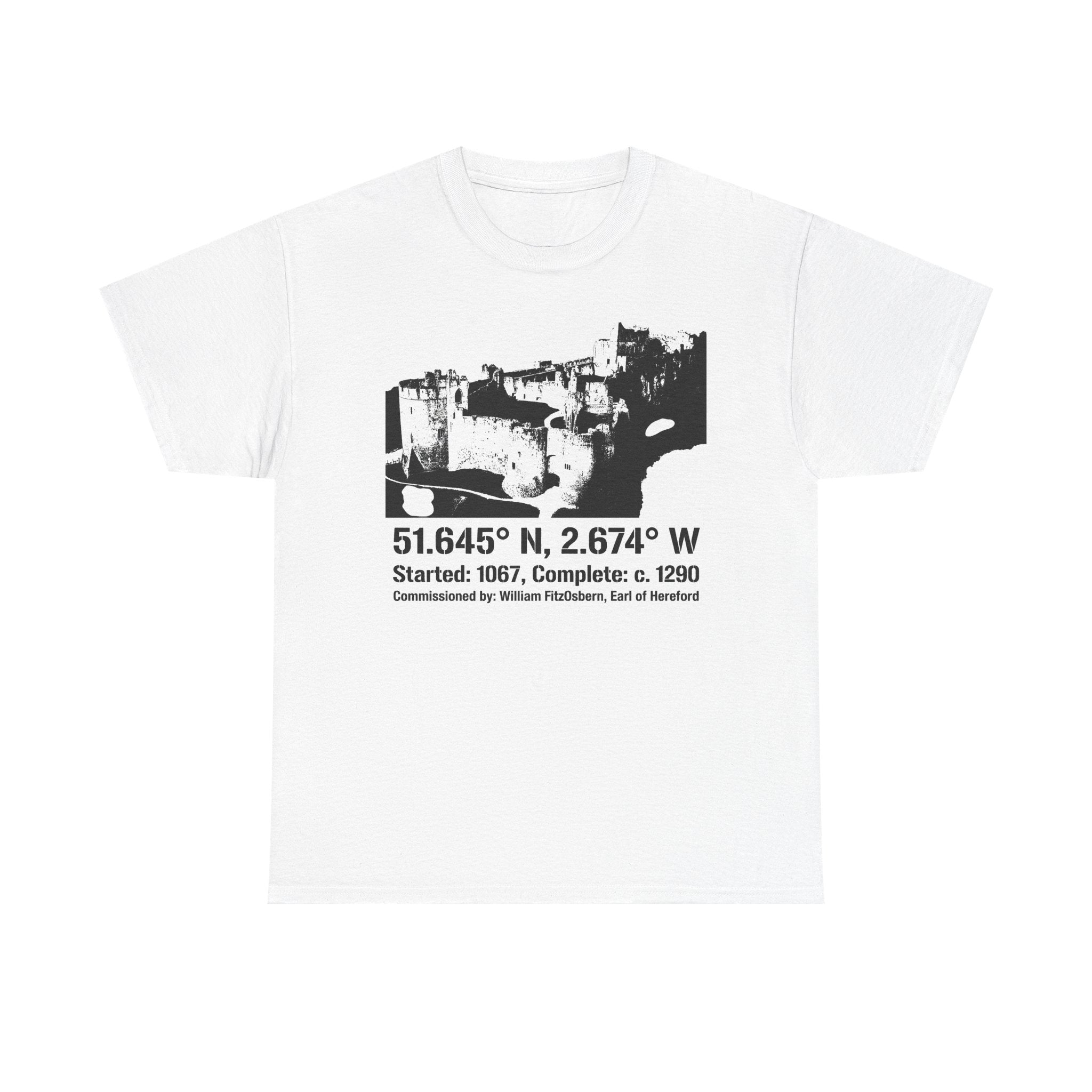 Chepstow Castle T‑Shirt — Historic Landmark Tee for Castle Lovers & Travelers