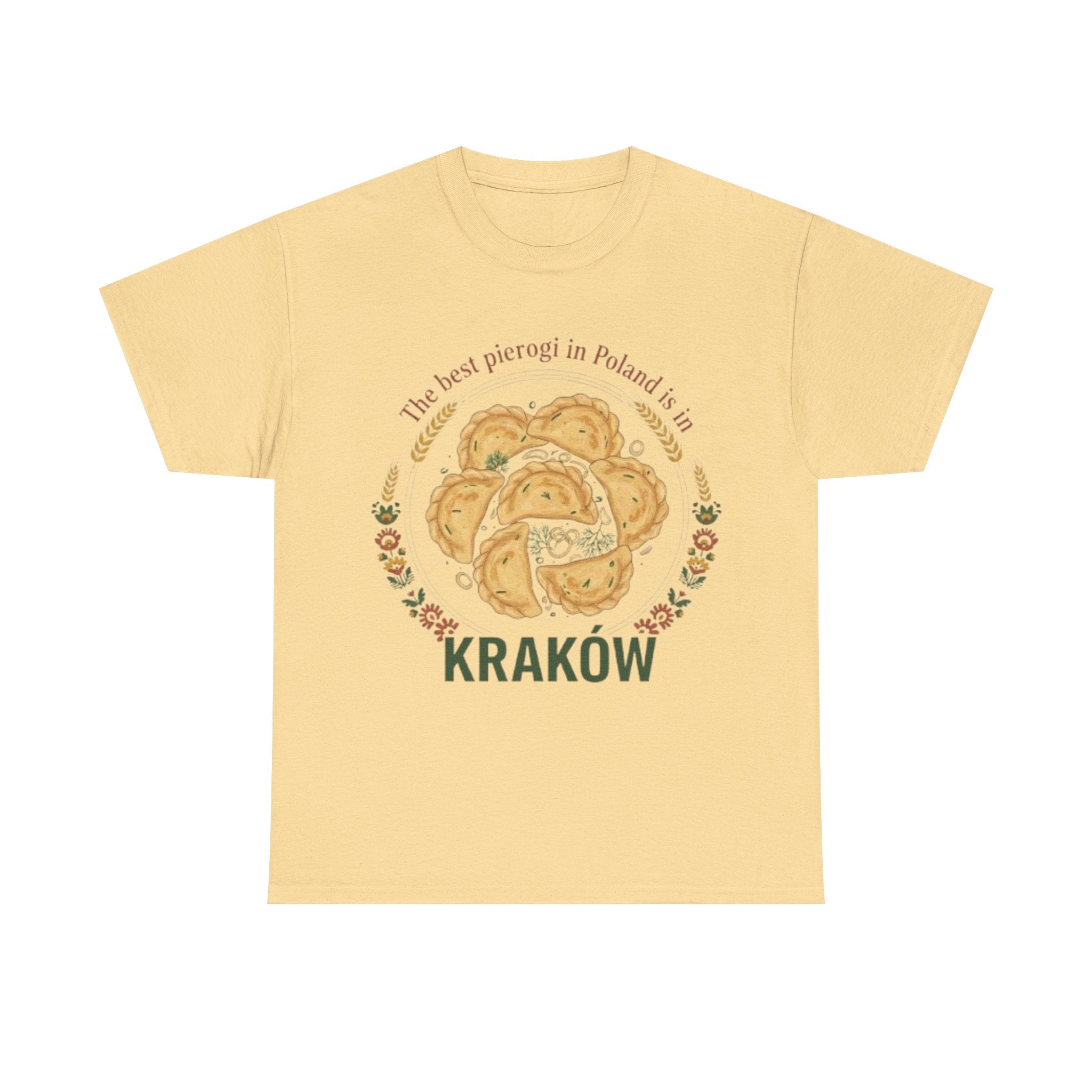 Kraków Pierogi T-Shirt — "The best pierogi in Poland is in Kraków" Shirt