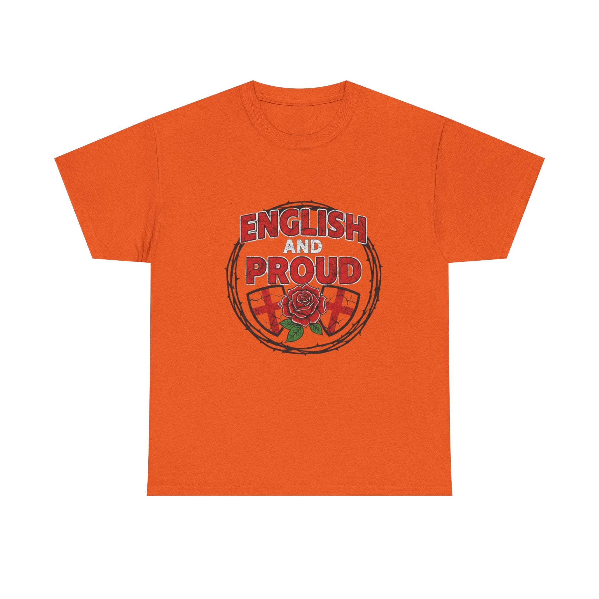 English and Proud T-Shirt — St. George Rose Patriotic Tee