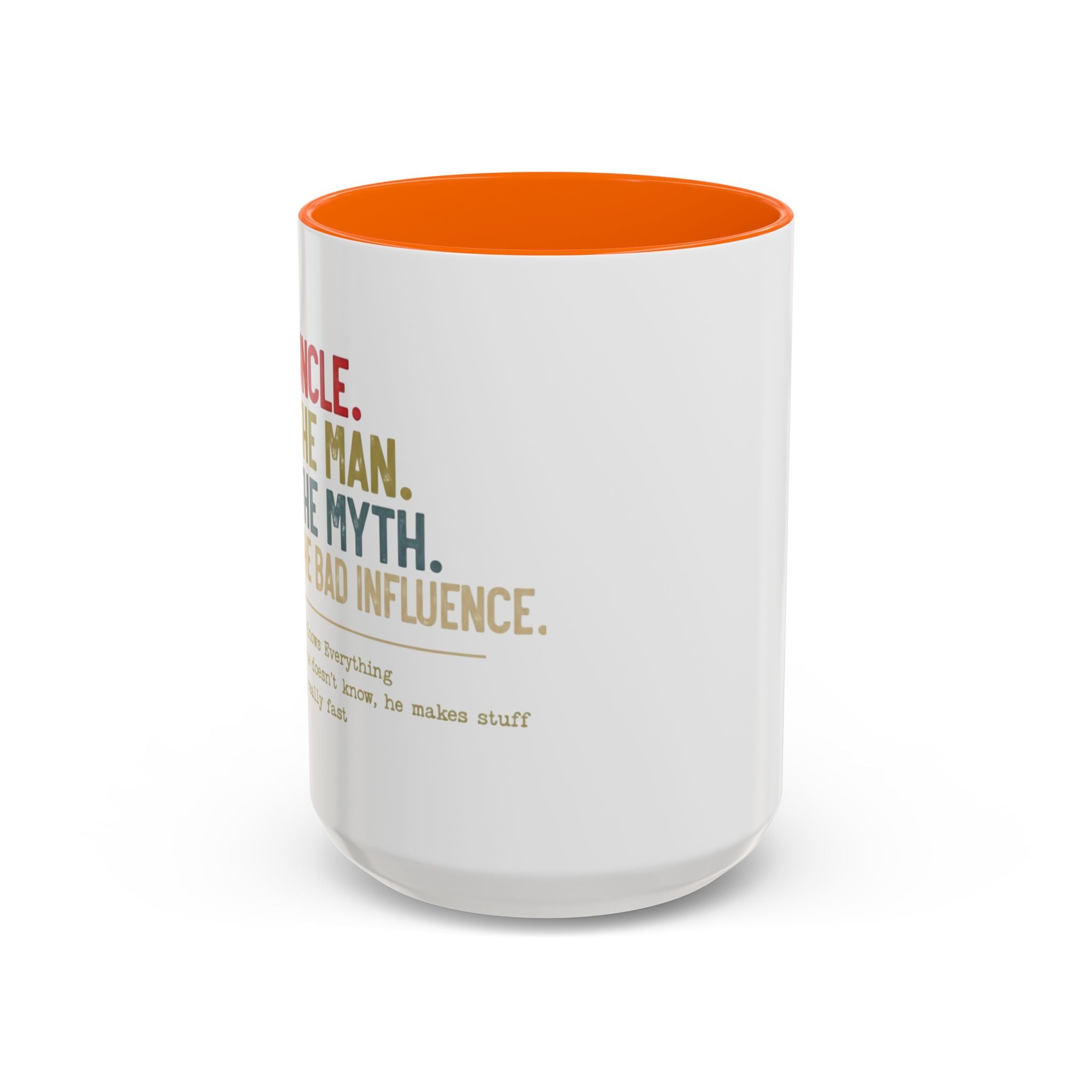 Uncle 'The Man, The Myth, The Legend' Accent Coffee Mug