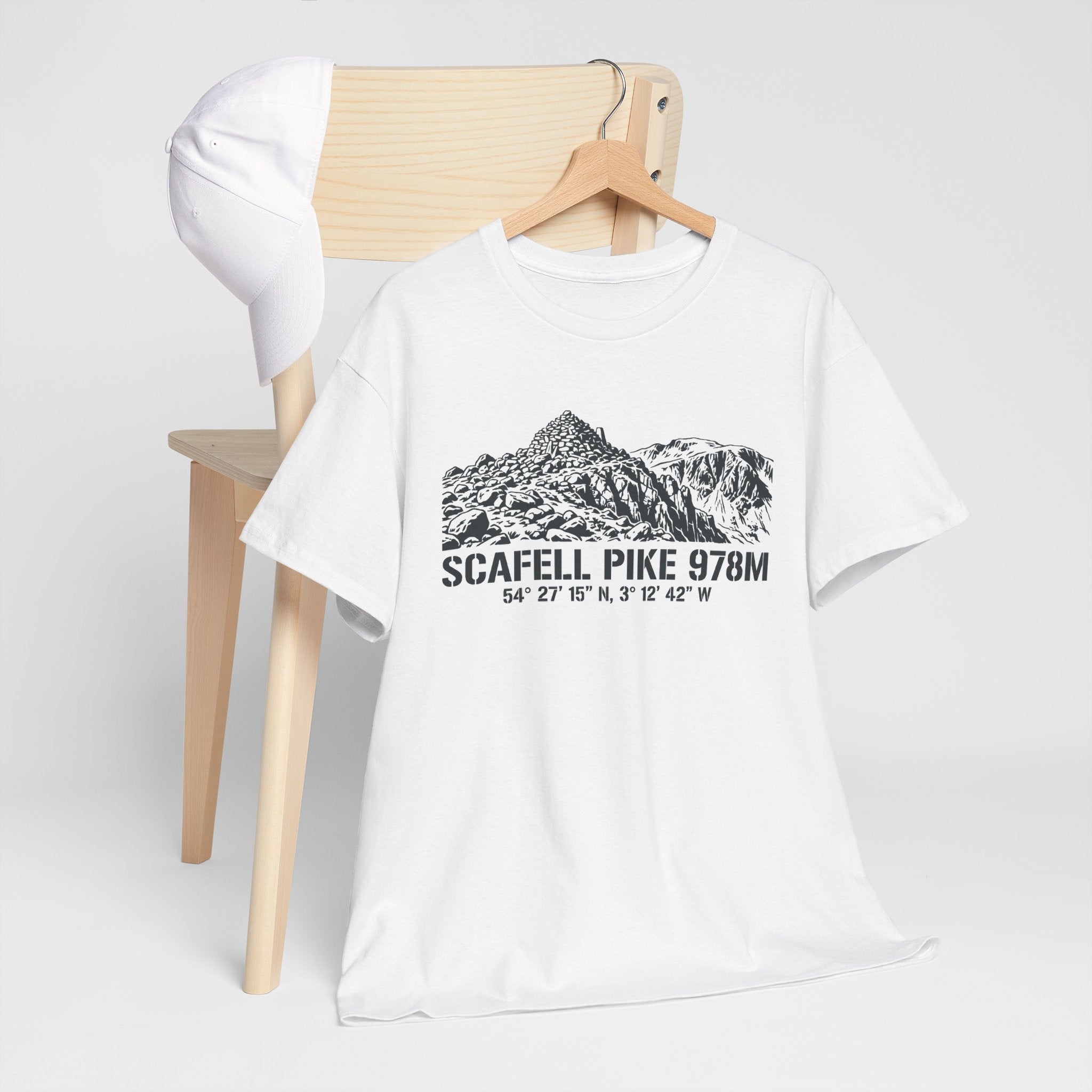 Scafell Pike 978M Mountain Tee — Scafell Pike Summit Graphic T-Shirt