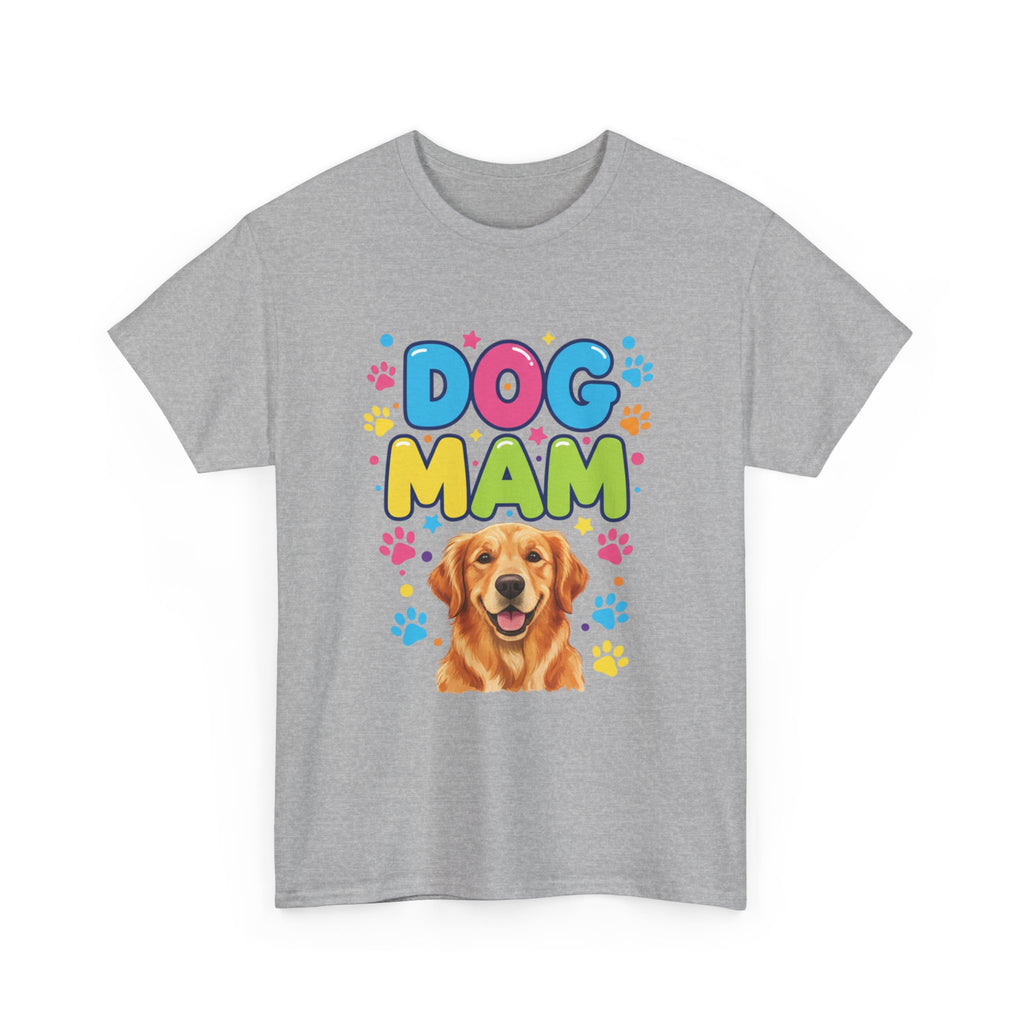 Dog Mam T-Shirt — Cute Colorful "Dog Mam" Graphic Tee for Dog Lovers