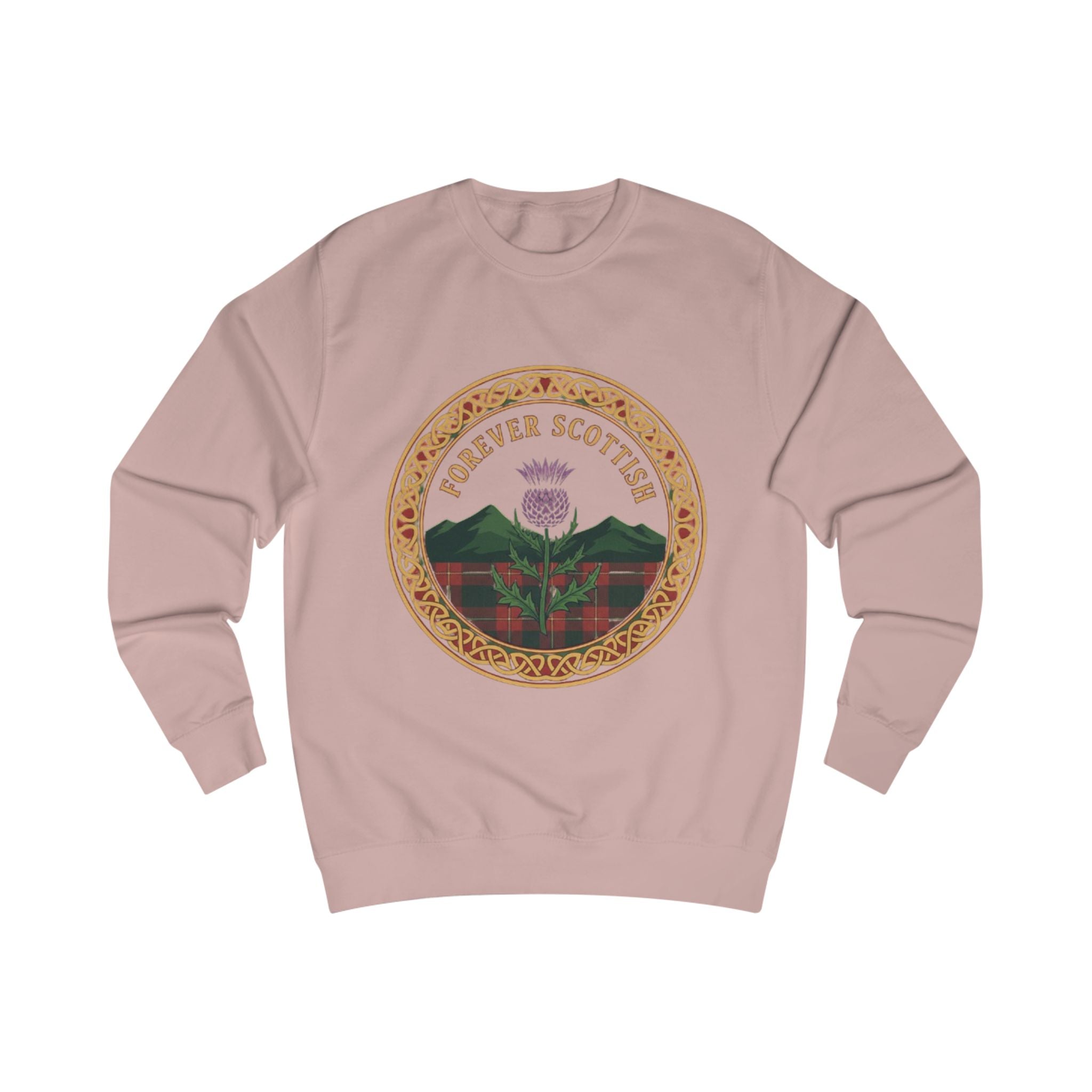 Forever Scottish Sweatshirt – Thistle Crest Scotland Pride Crewneck