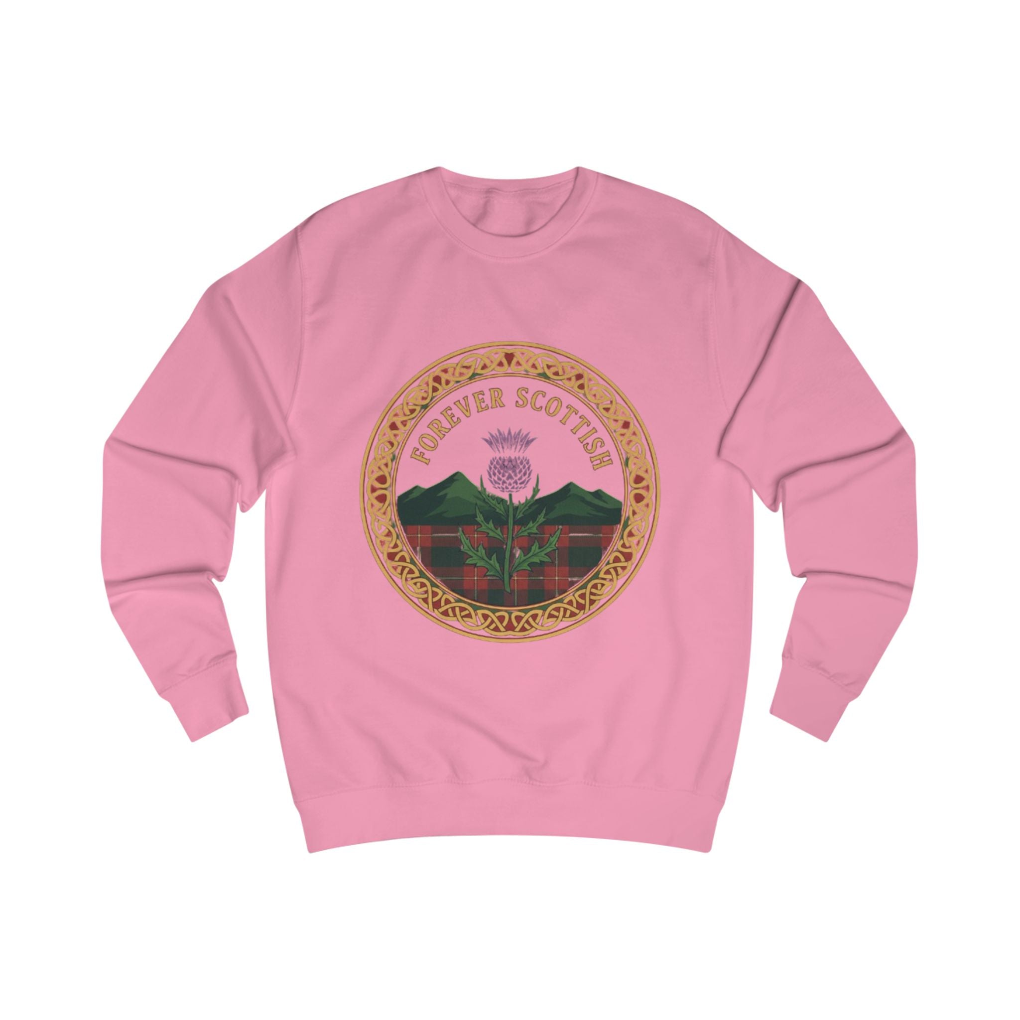 Forever Scottish Sweatshirt – Thistle Crest Scotland Pride Crewneck